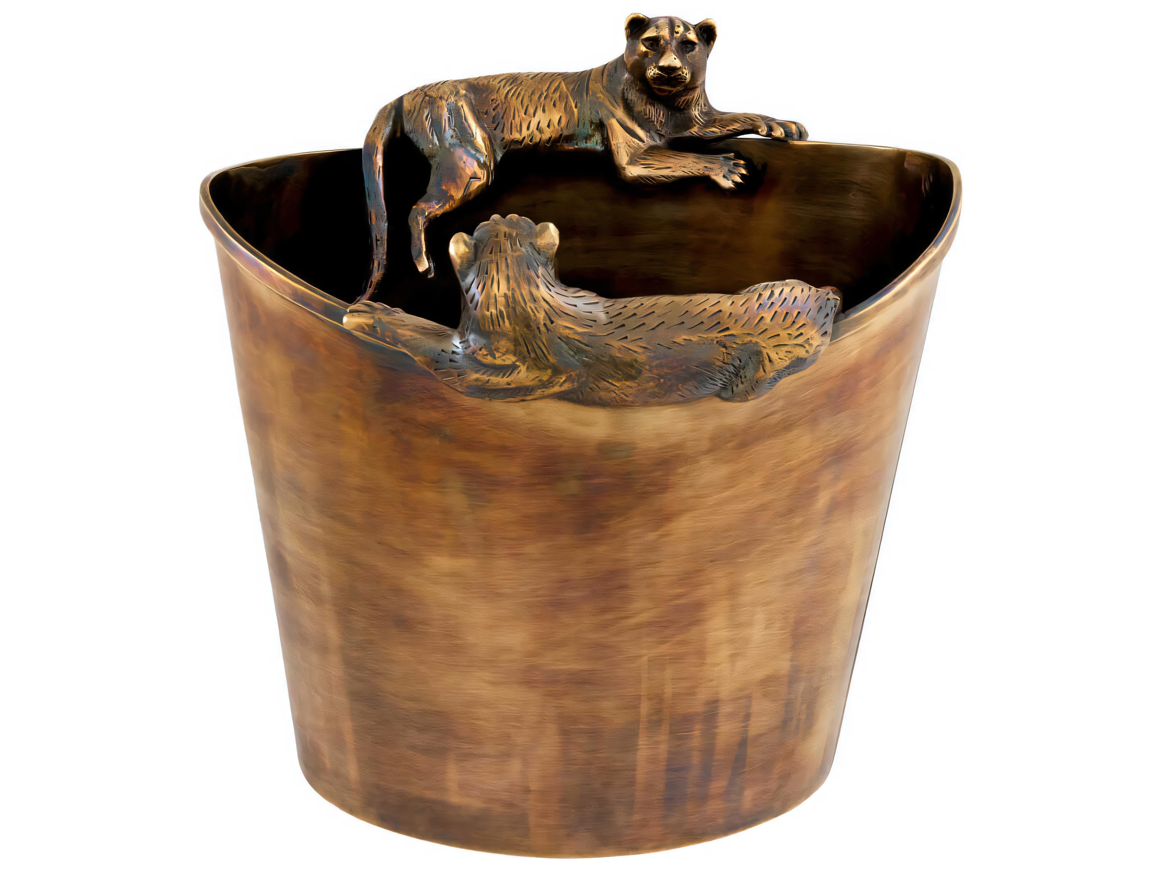 Eichholtz Jordan Vintage Brass Wine Cooler