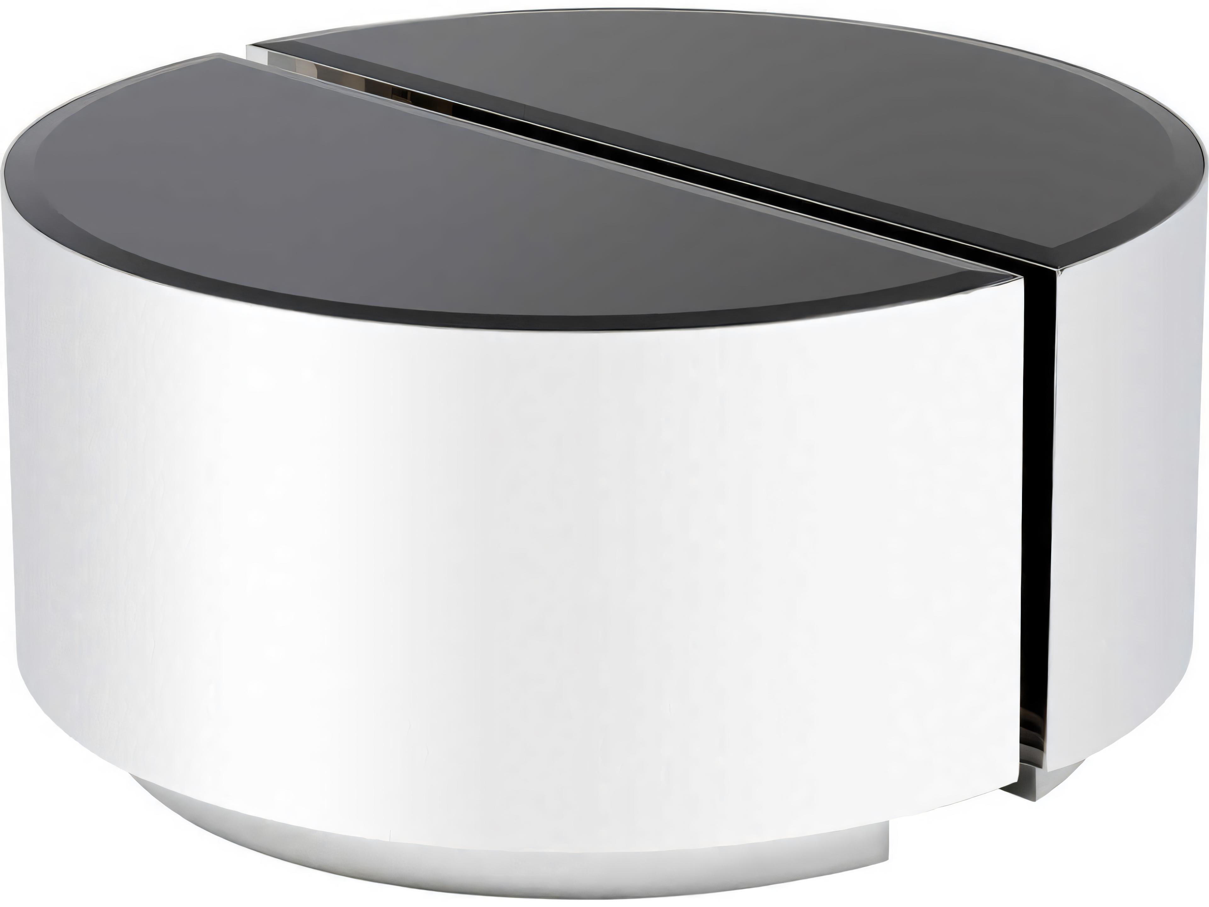 Eichholtz Astra Polished Ss Set of 2 Side Table