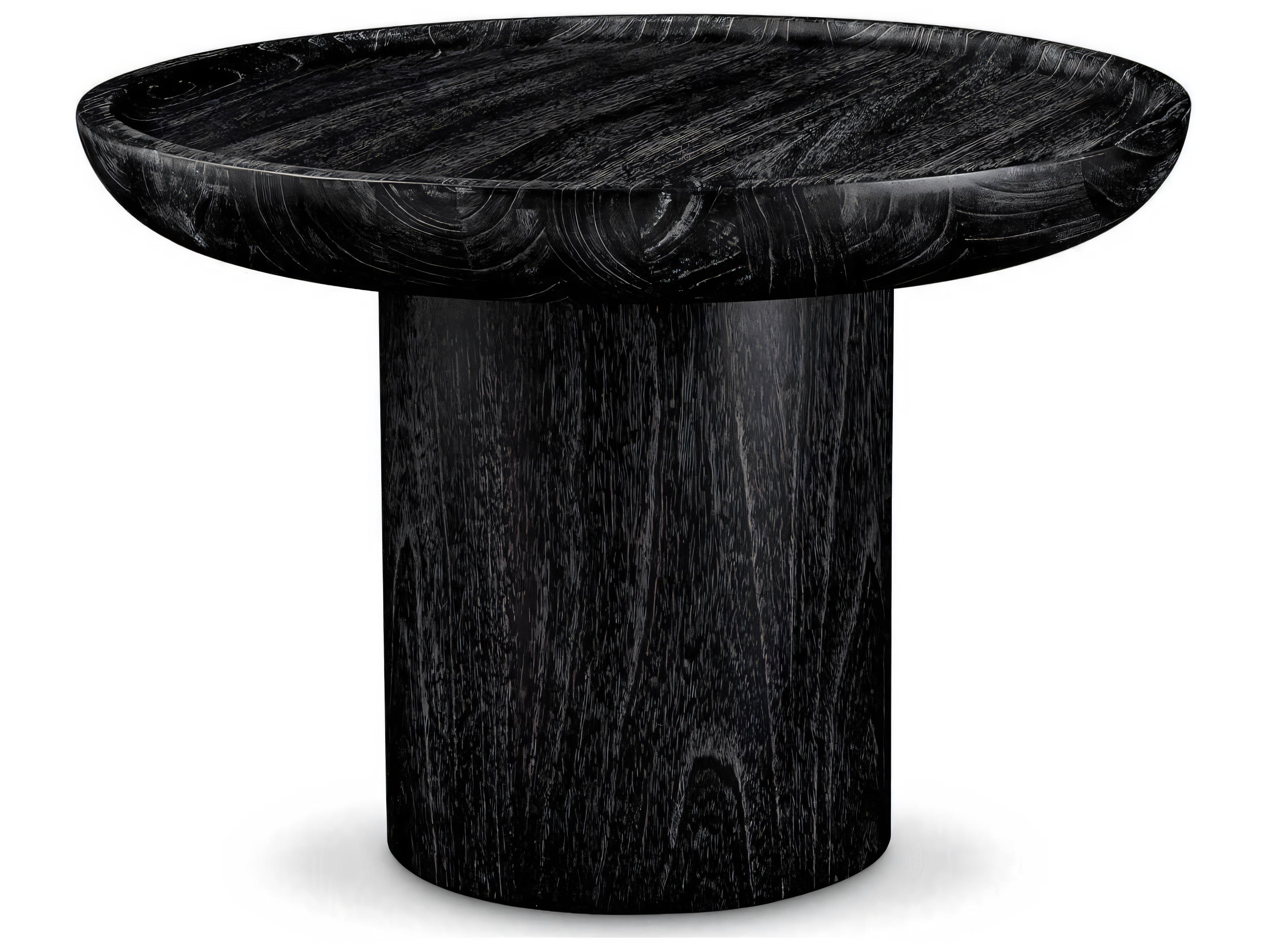 Eichholtz Rouault Charcoal Grey Veneer Side Table