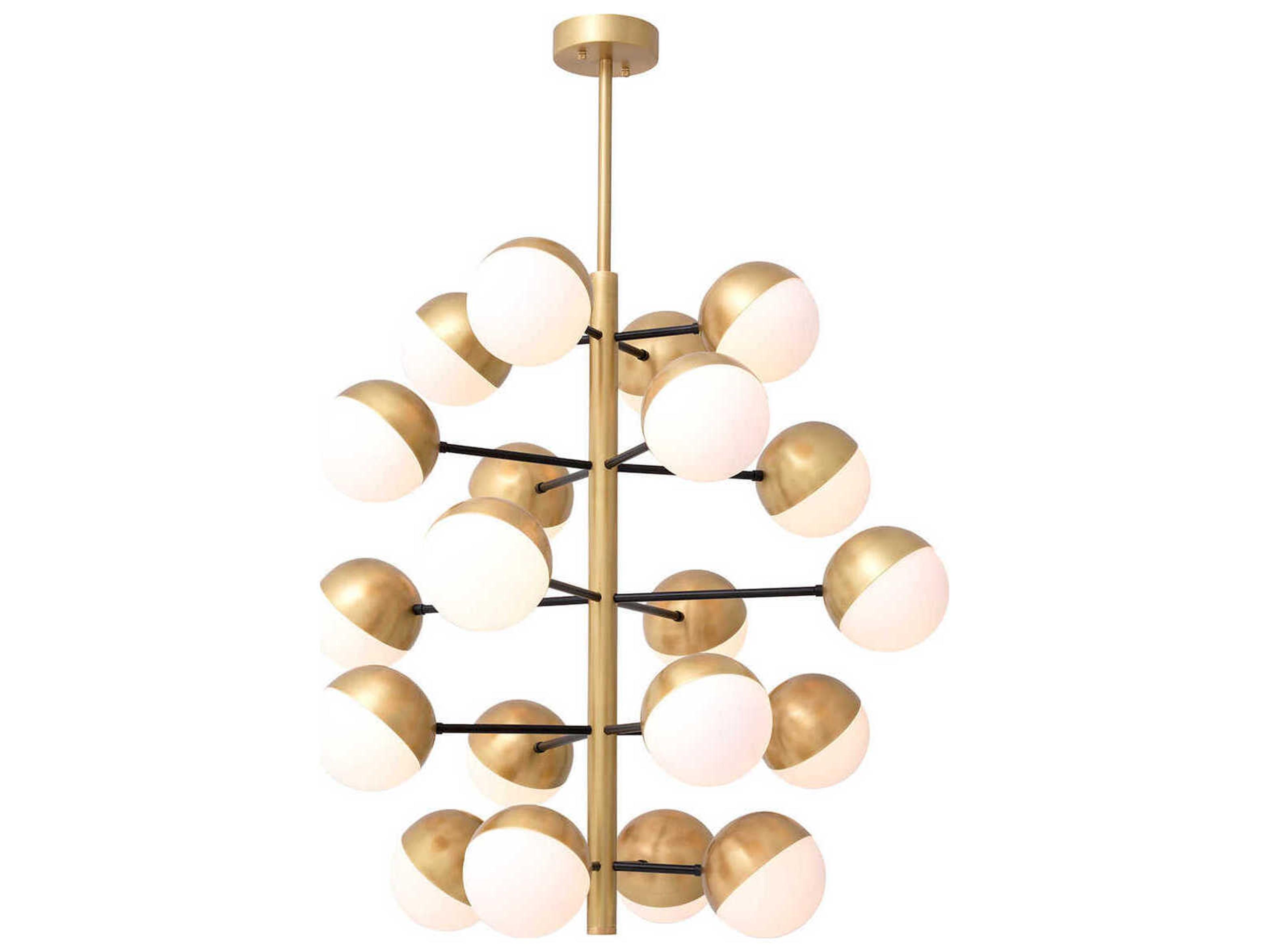 Eichholtz Cona L Antique Brass Chandelier