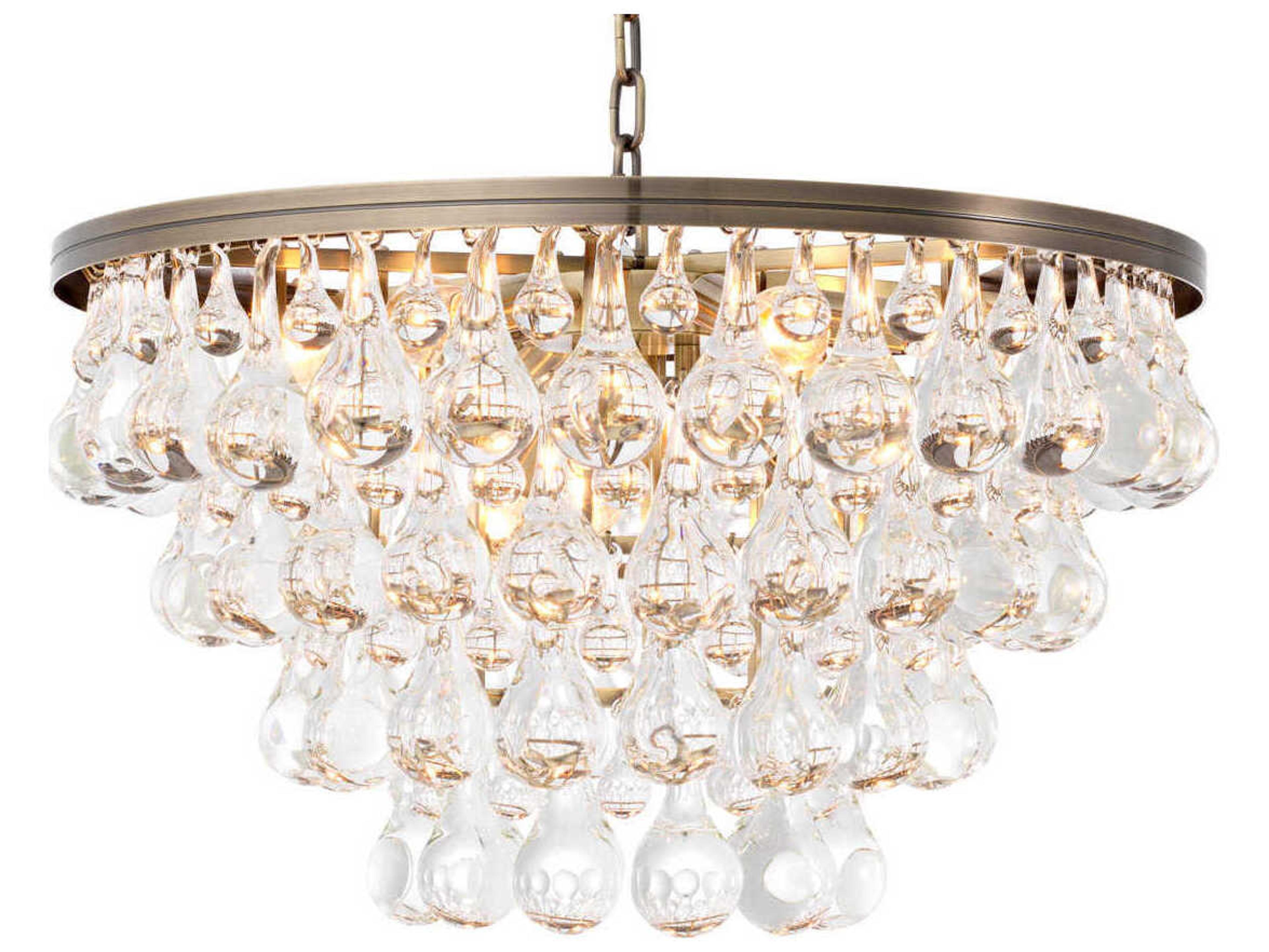 Eichholtz Bolzano Light Brushed Brass Chandelier