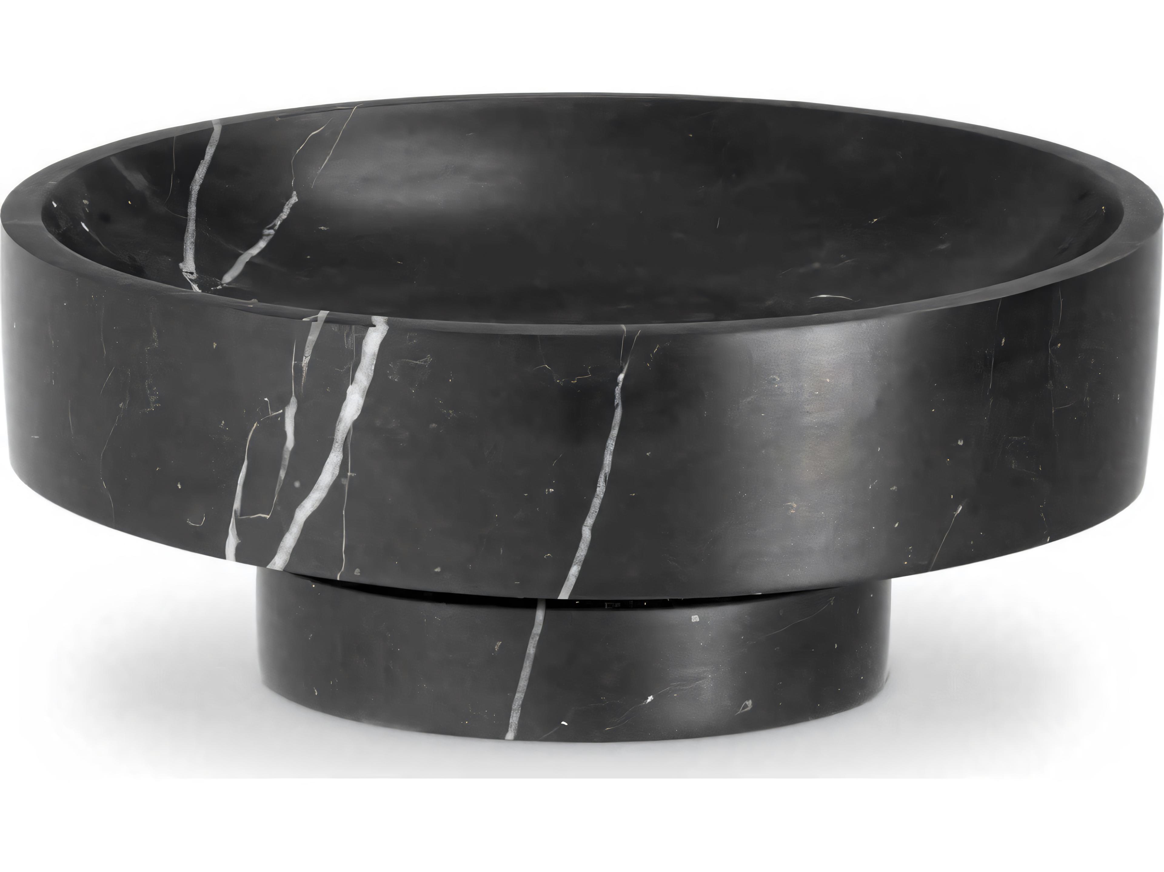 Eichholtz Santiago Black Marble Bowl