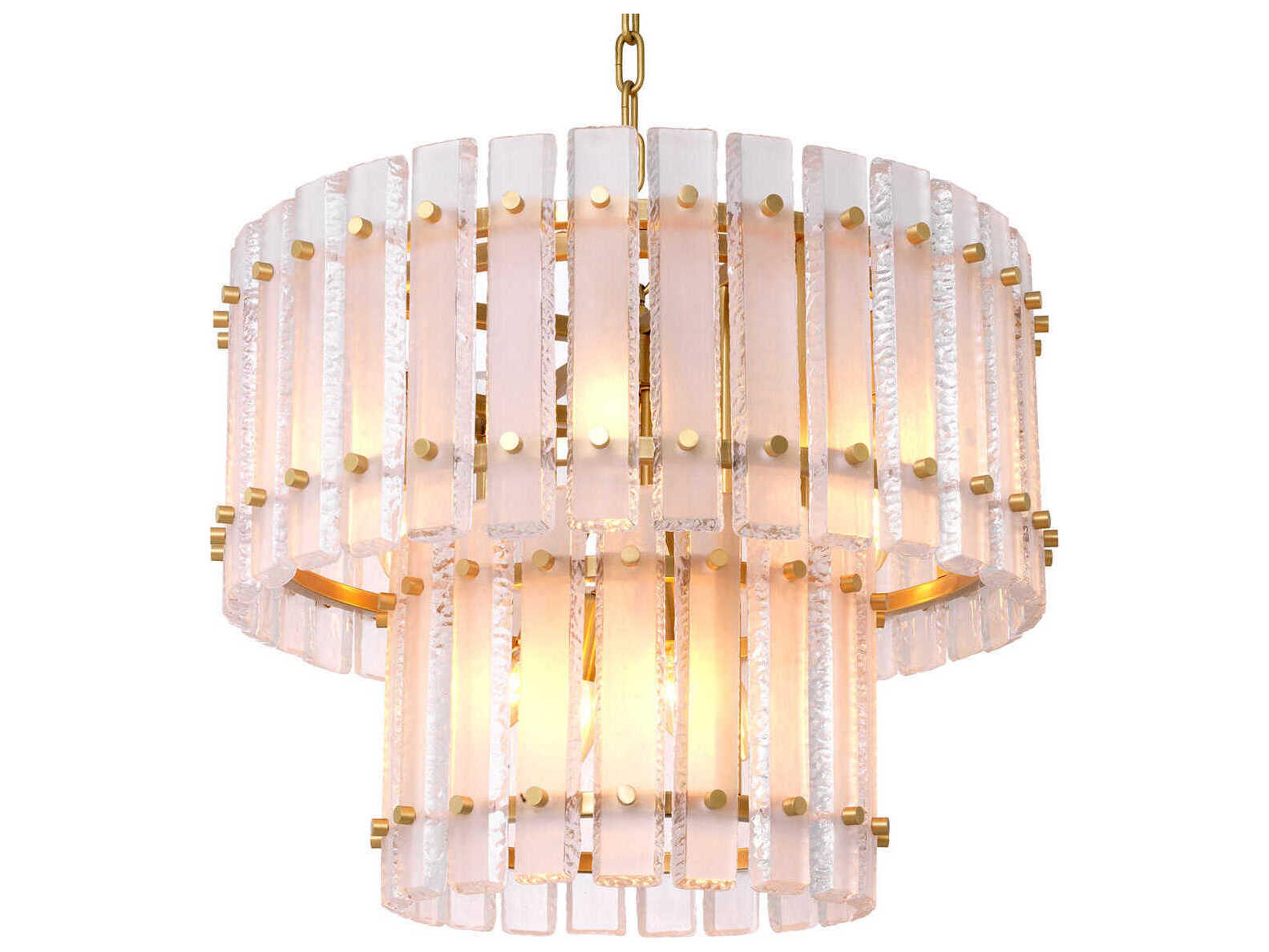 Eichholtz Blason Antique Brass Chandelier