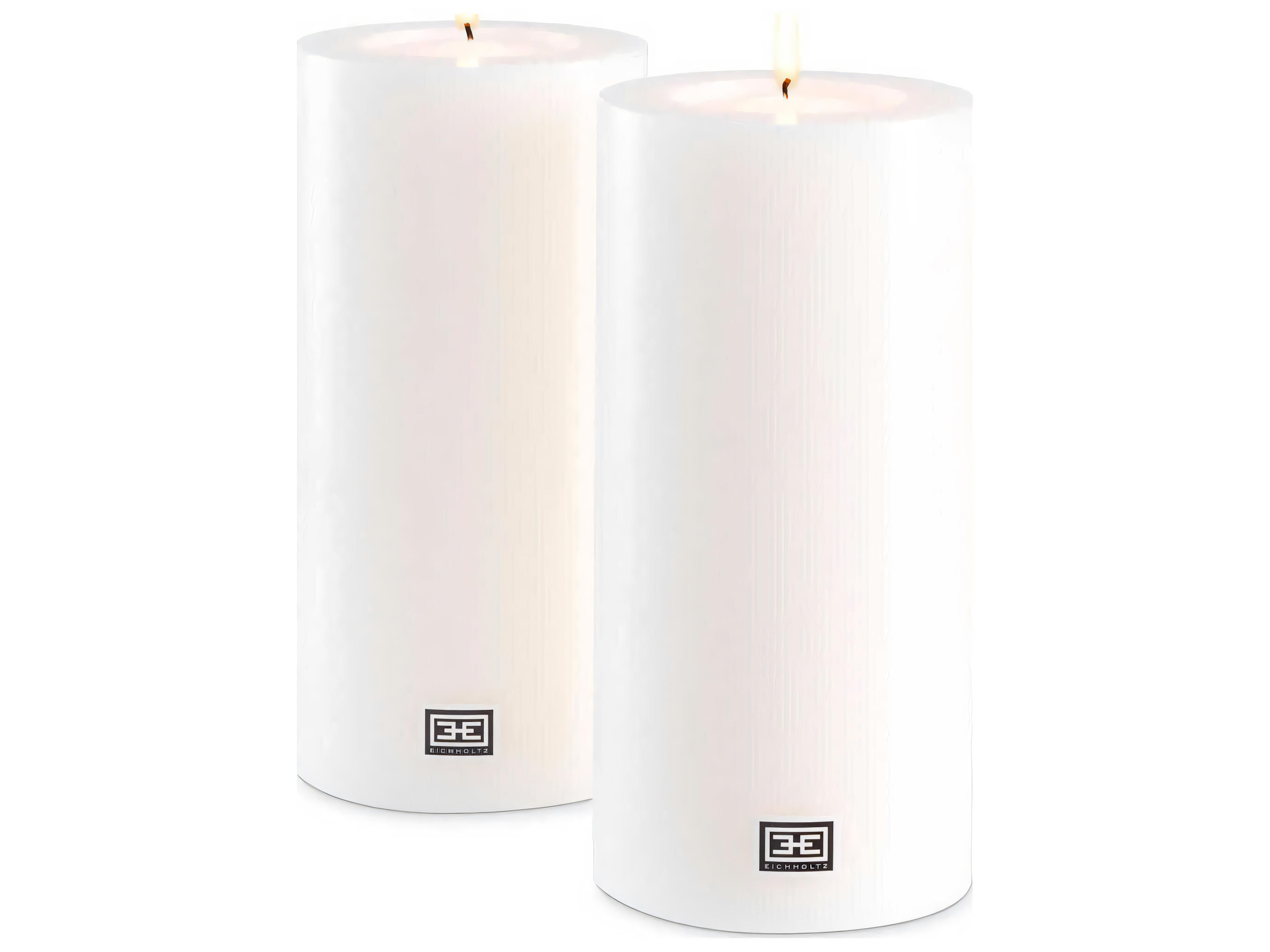 Eichholtz White Artificial Candle Set of 2