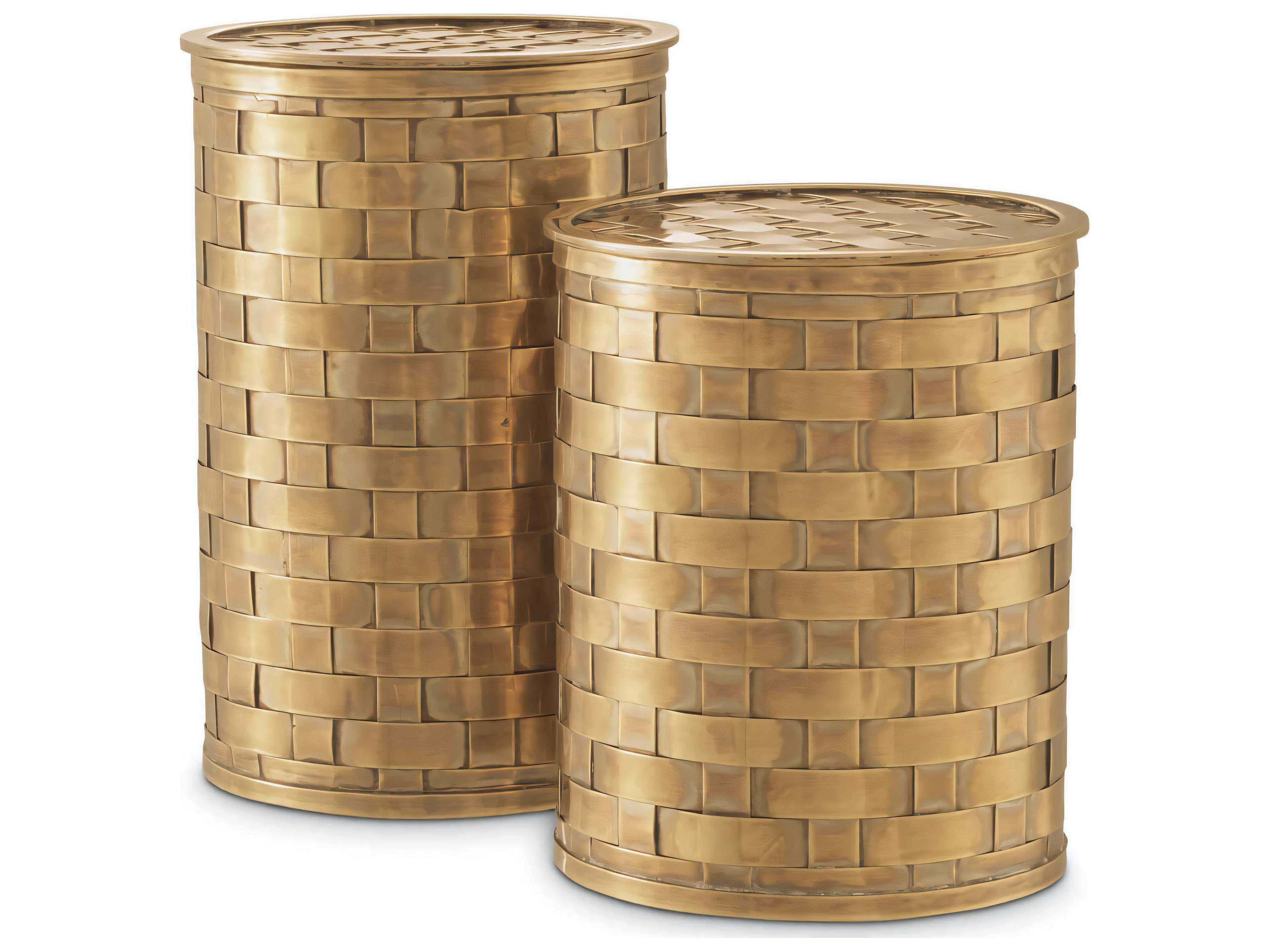 Eichholtz Lausanne Vintage Brass Box Set of 2