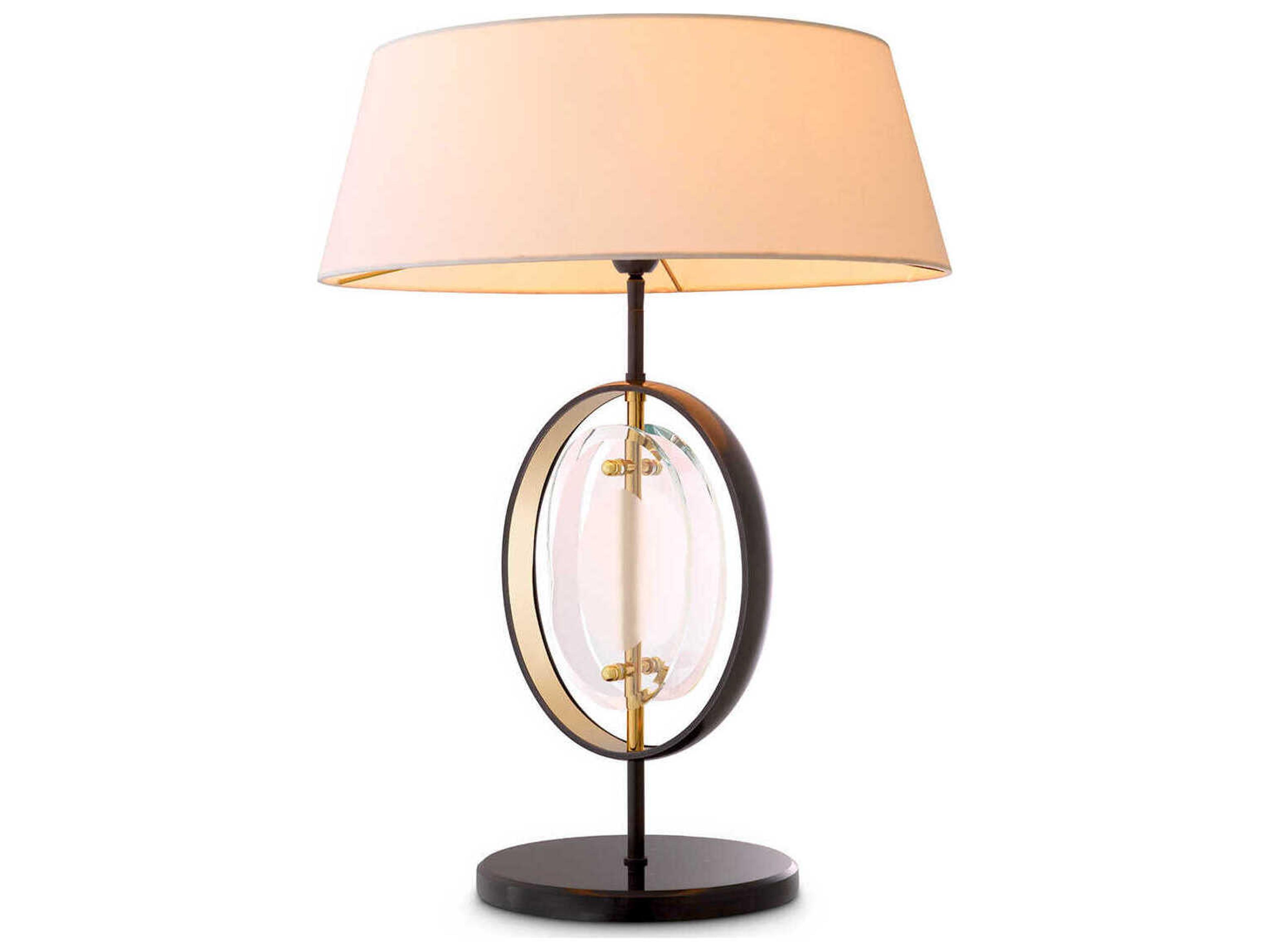 Eichholtz Vincente Gunmetal Gold Table Lamp