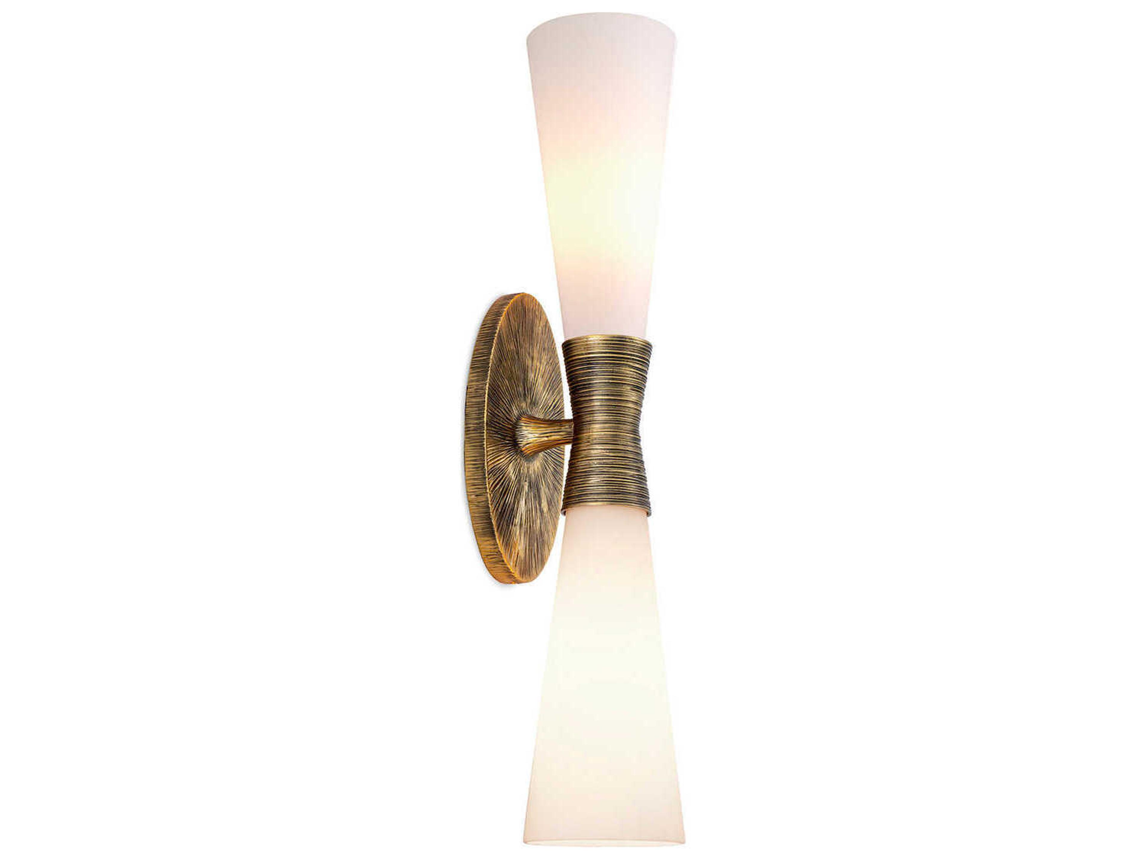 Eichholtz Nolita Double Vintage Brass Wall Lamp