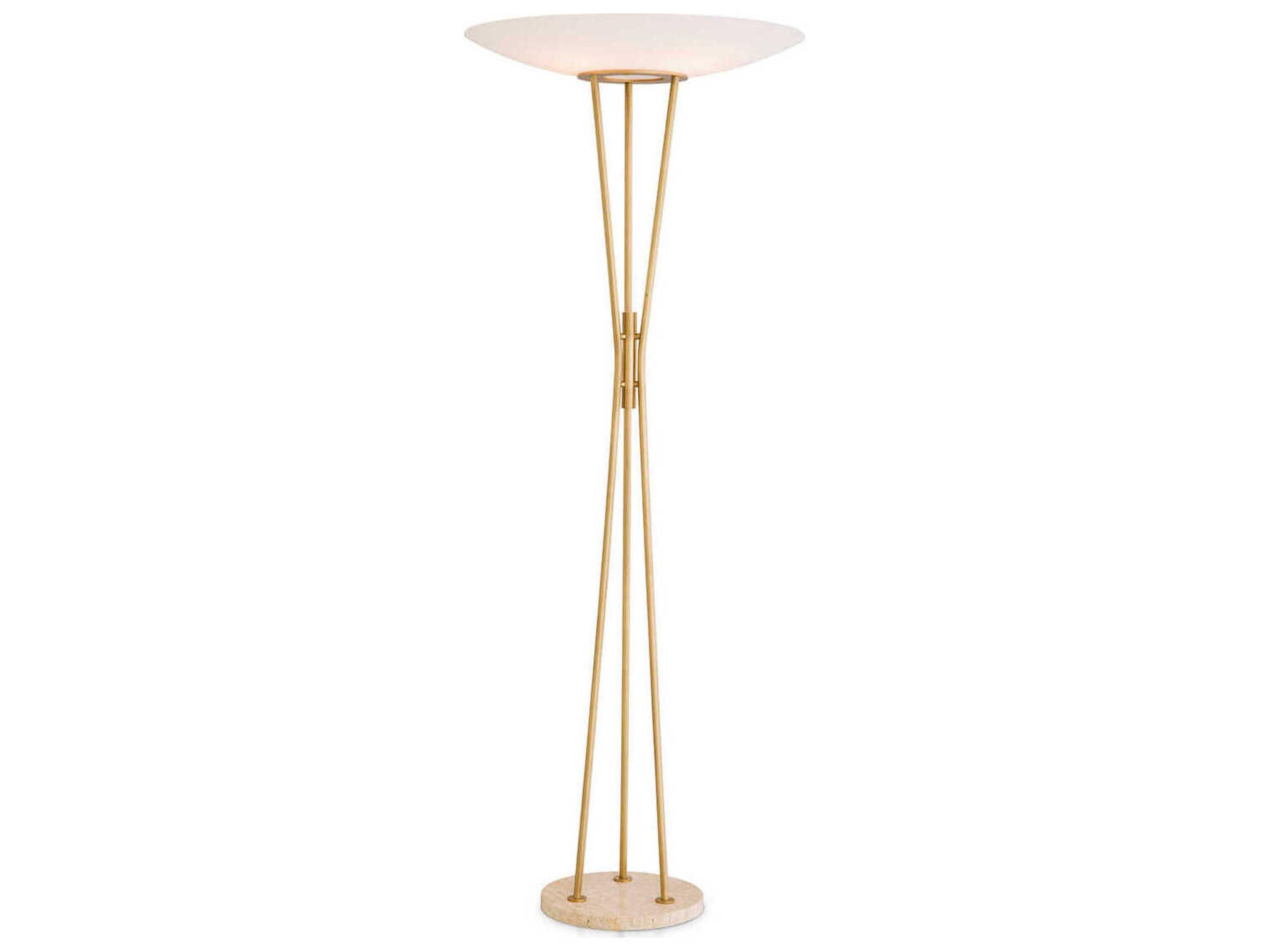 Eichholtz Collina Antique Brass Floor Lamp