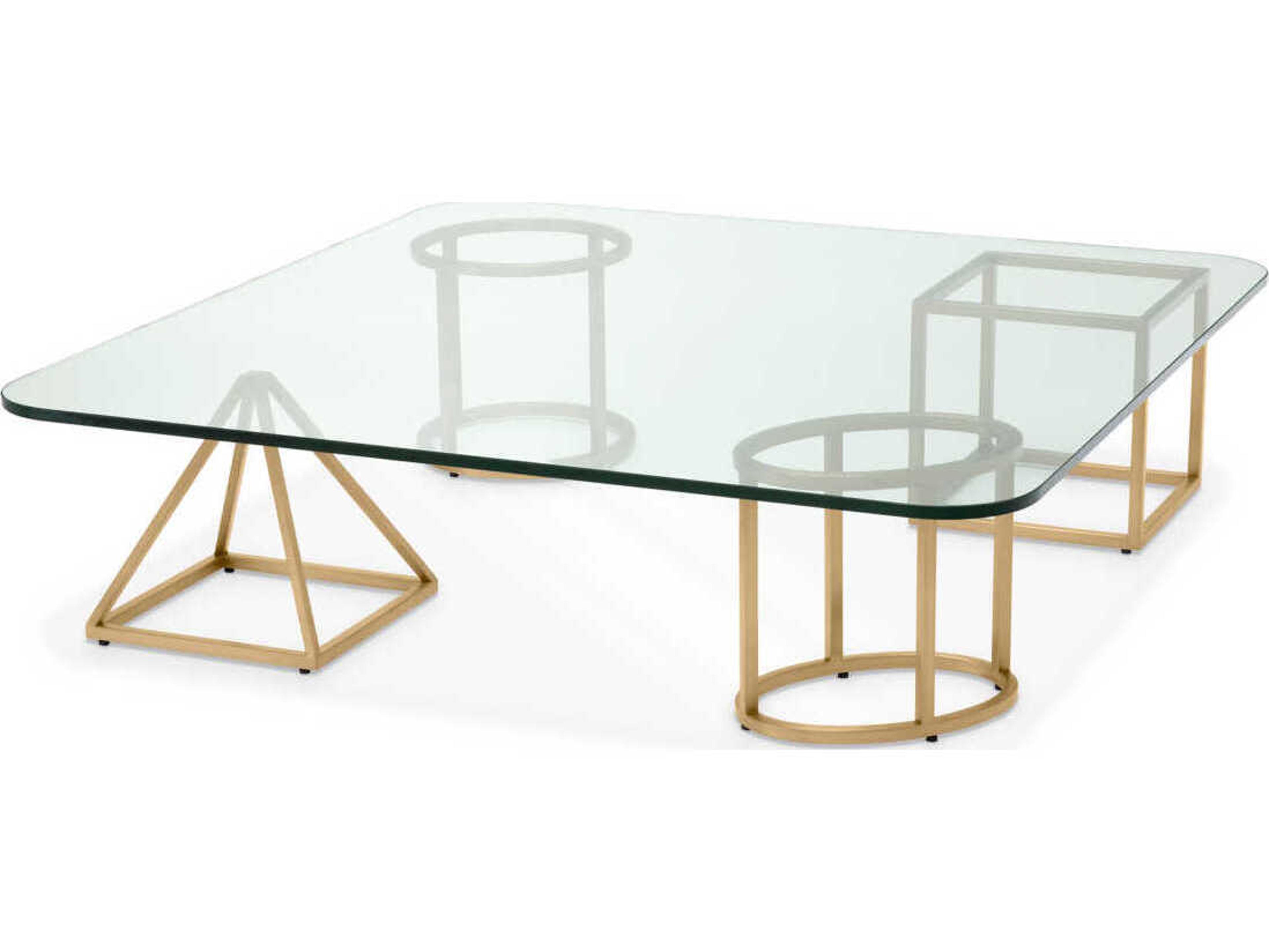 Eichholtz Speiser Brushed Brass Coffee Table