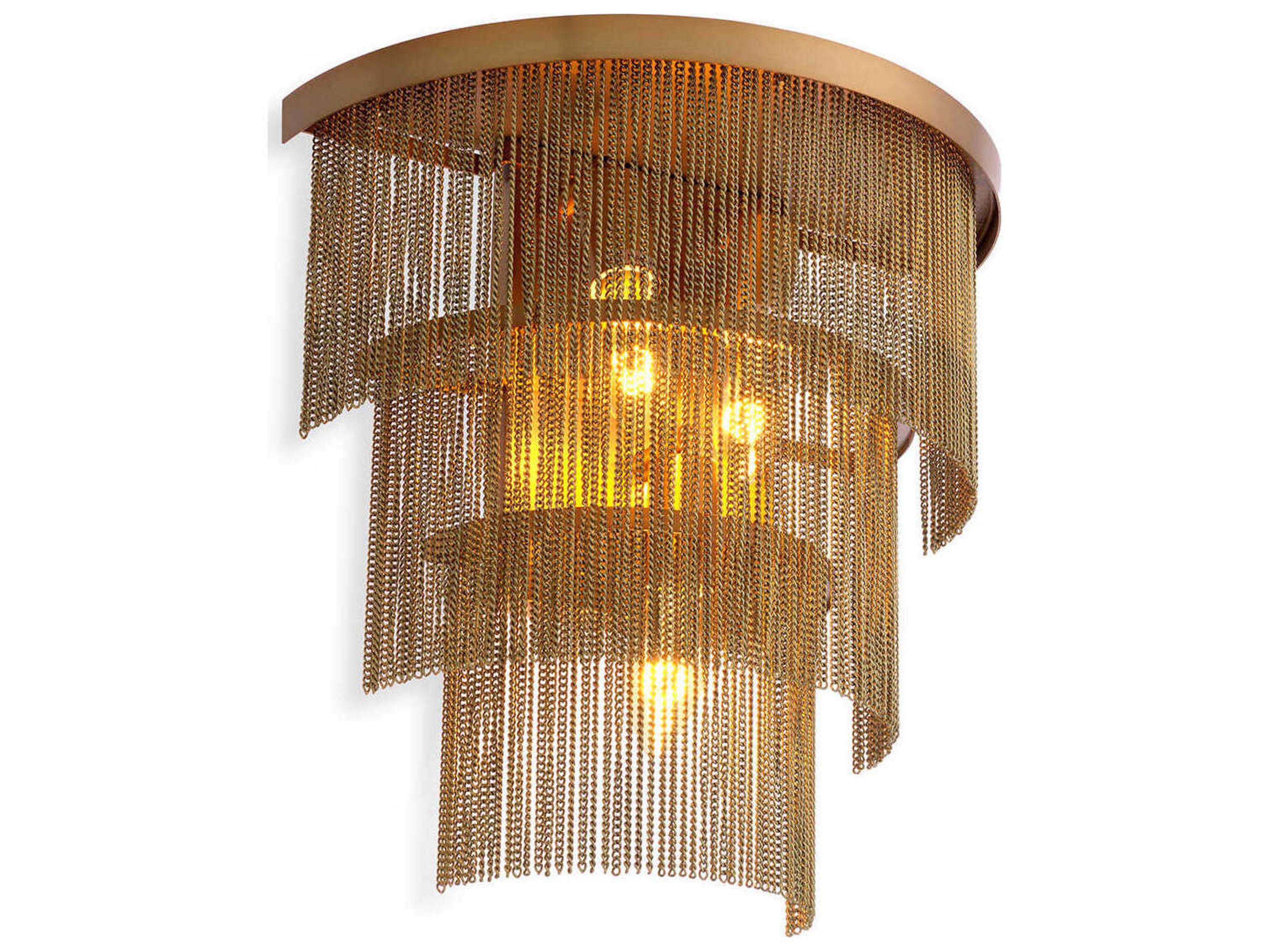 Eichholtz Tissot Antique Brass Wall Lamp