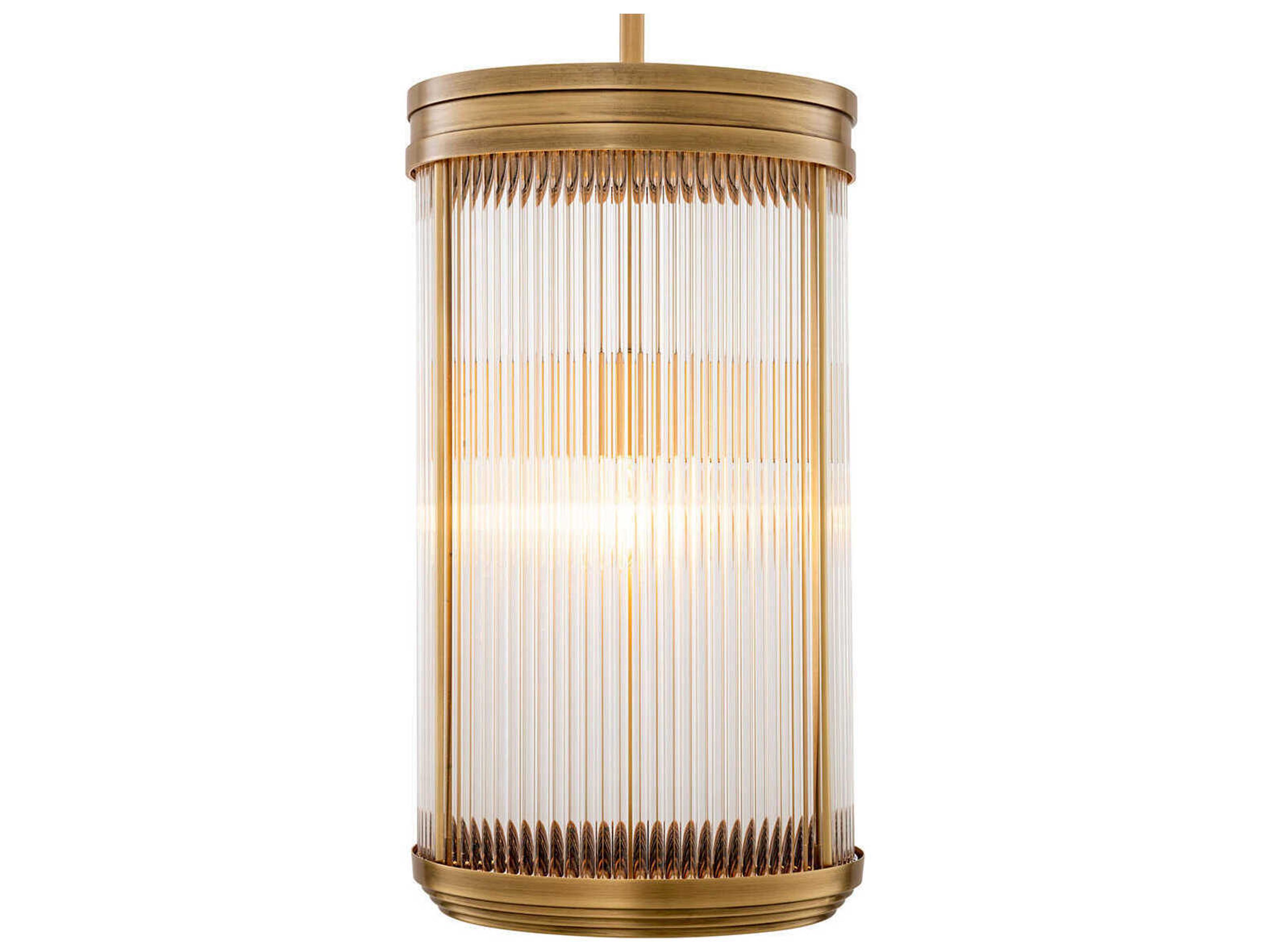 Eichholtz Rousseau L Antique Brass Pendant