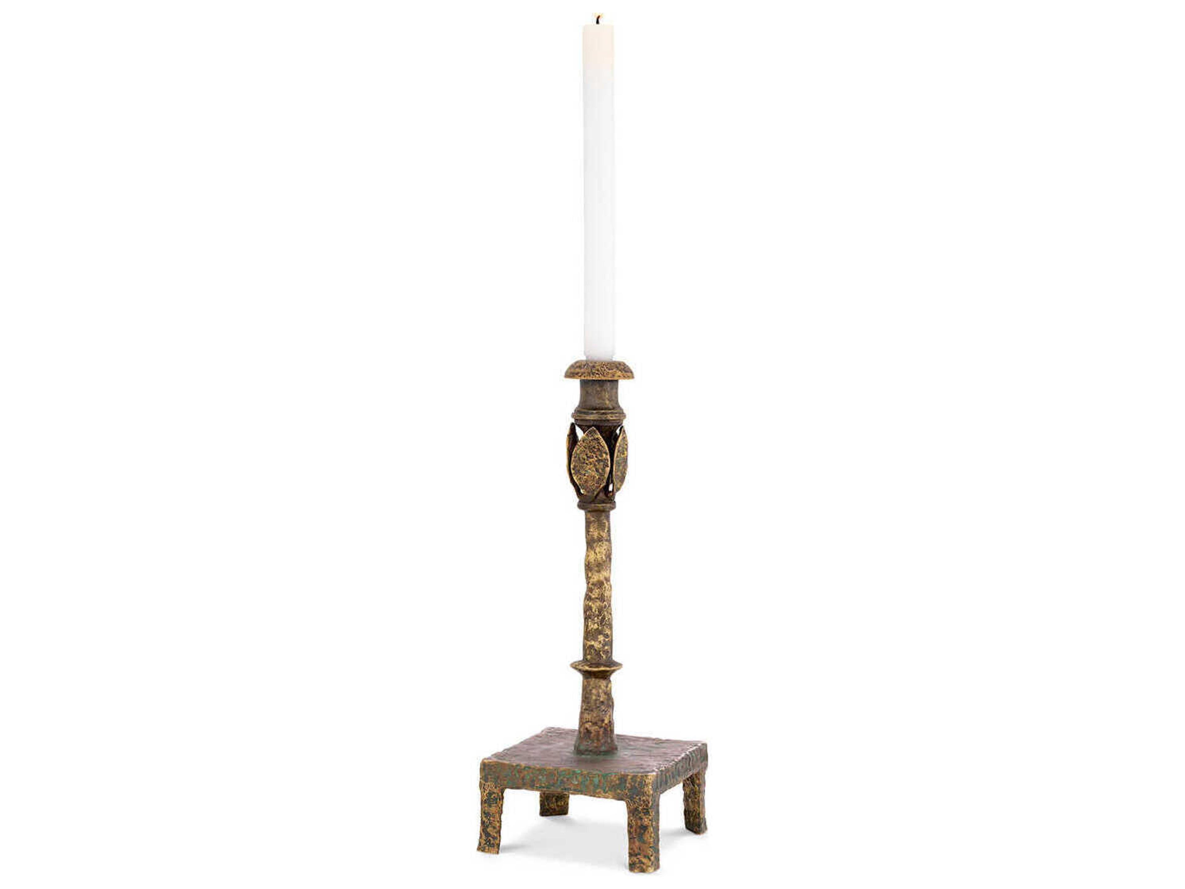 Eichholtz Santoro S Vintage Brass Candle Holder