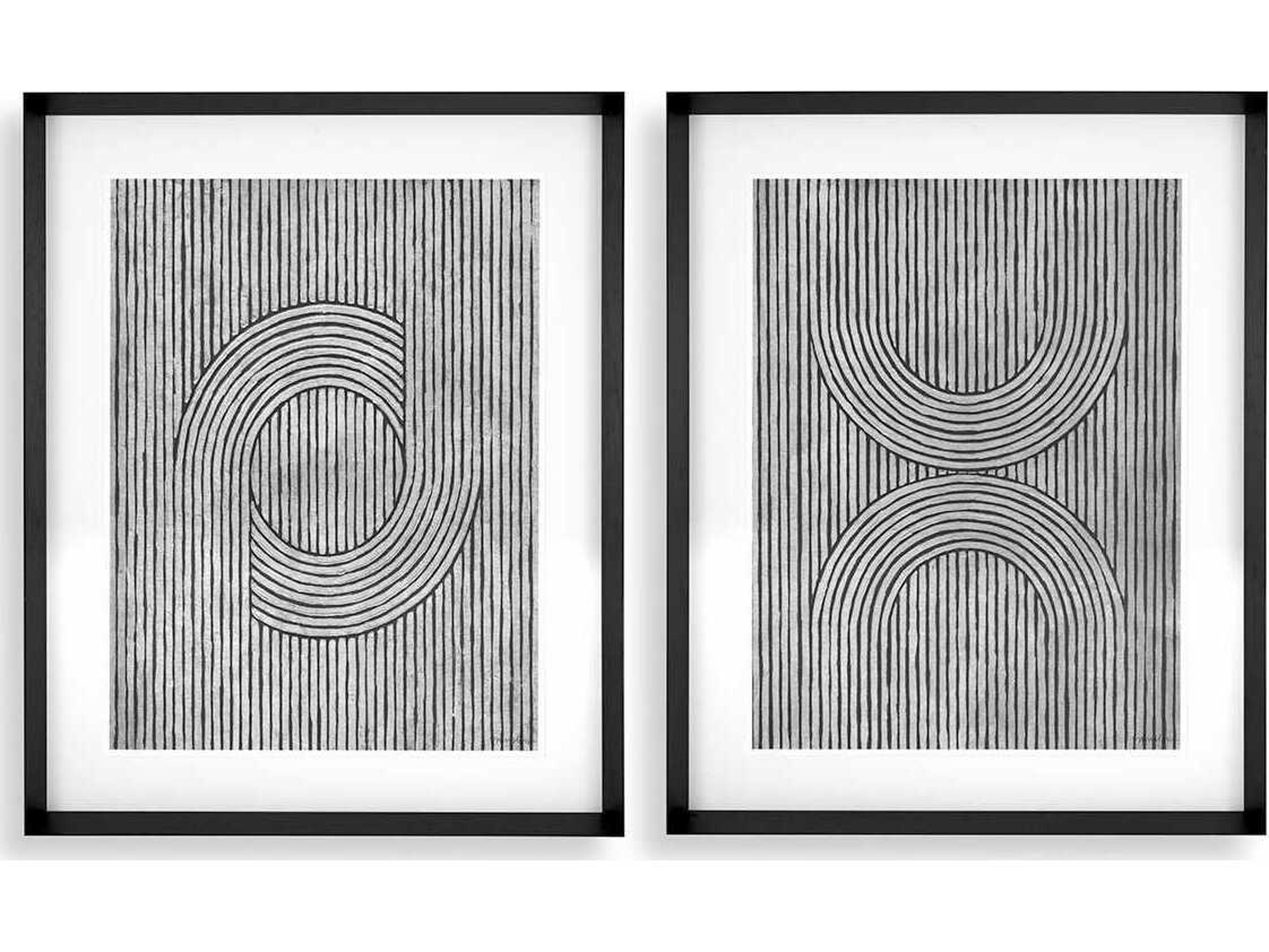 Eichholtz Grooves Set of 2 Print Cedar