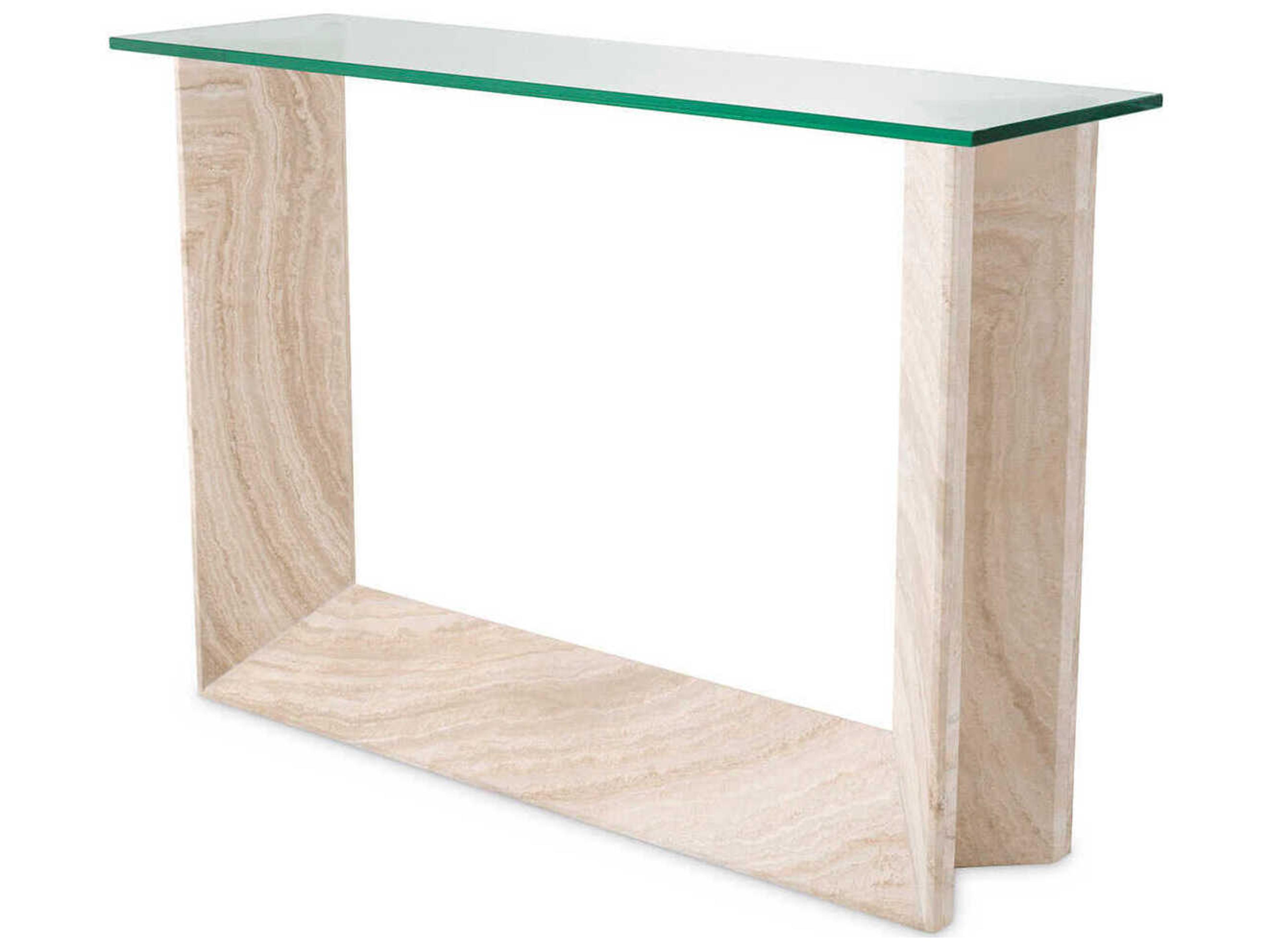 Eichholtz Fortuna Travertine Console Table