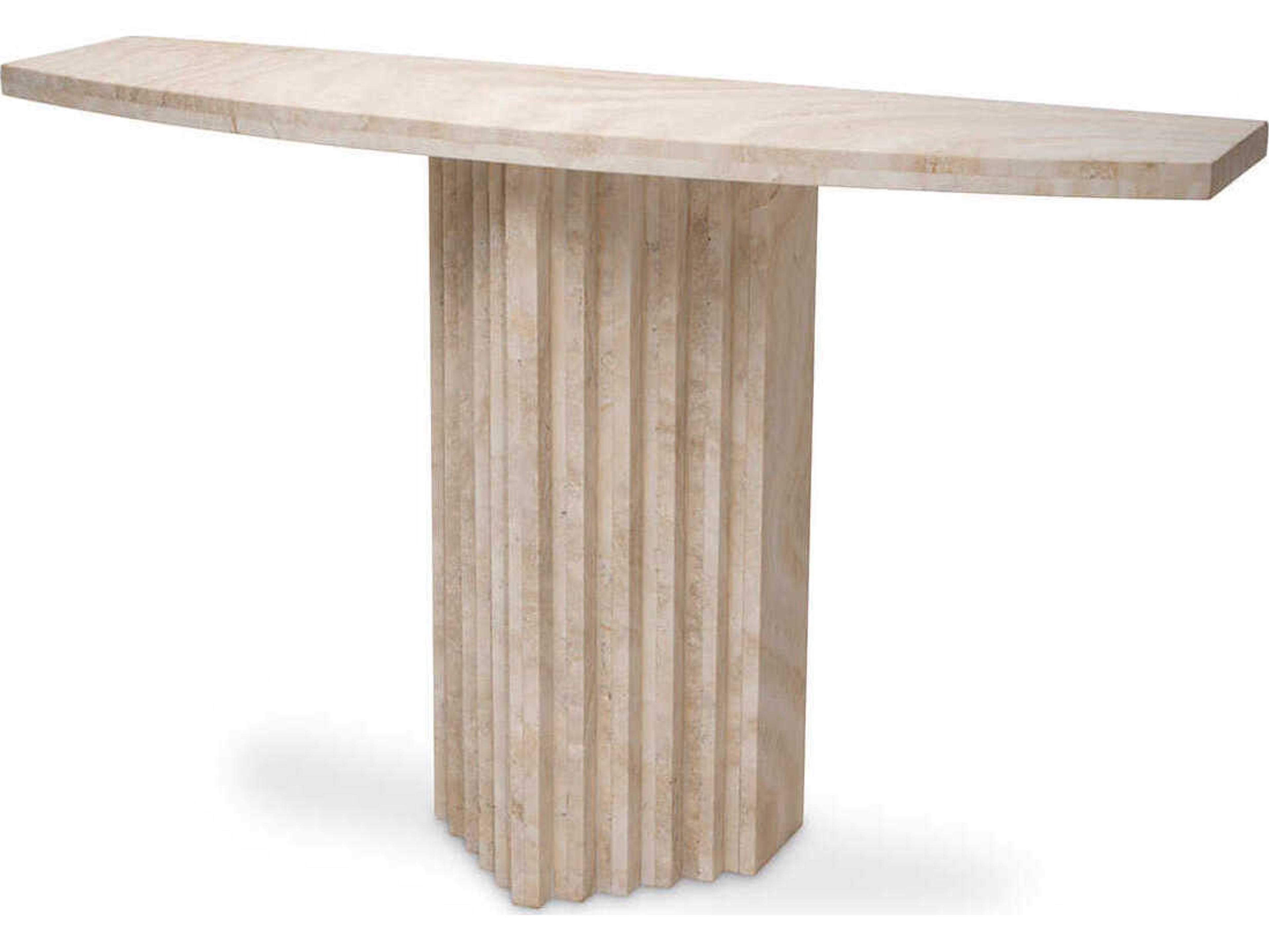 Eichholtz Atzaro Travertine Console Table