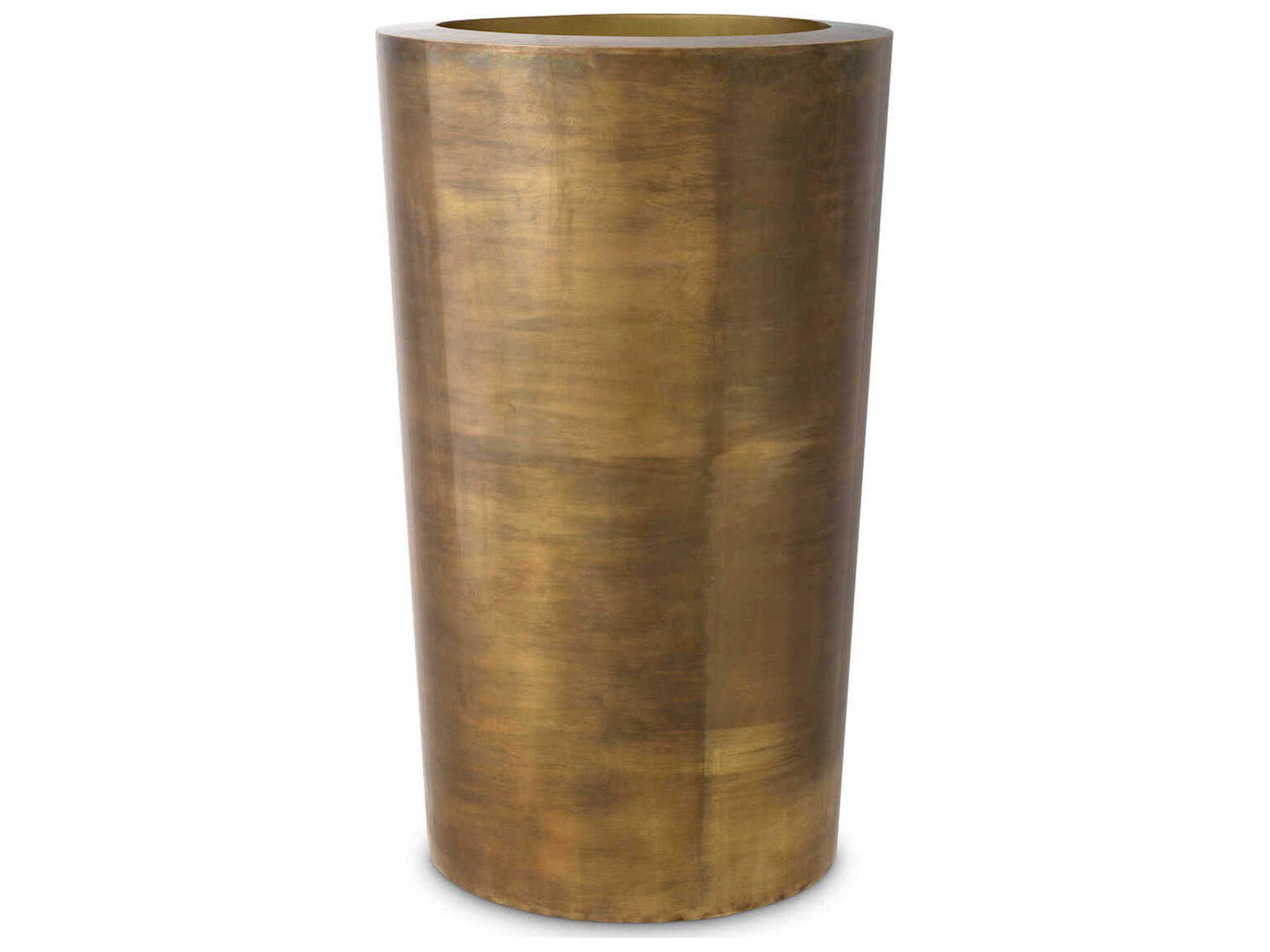 Eichholtz Maddox Vintage Brass Planter