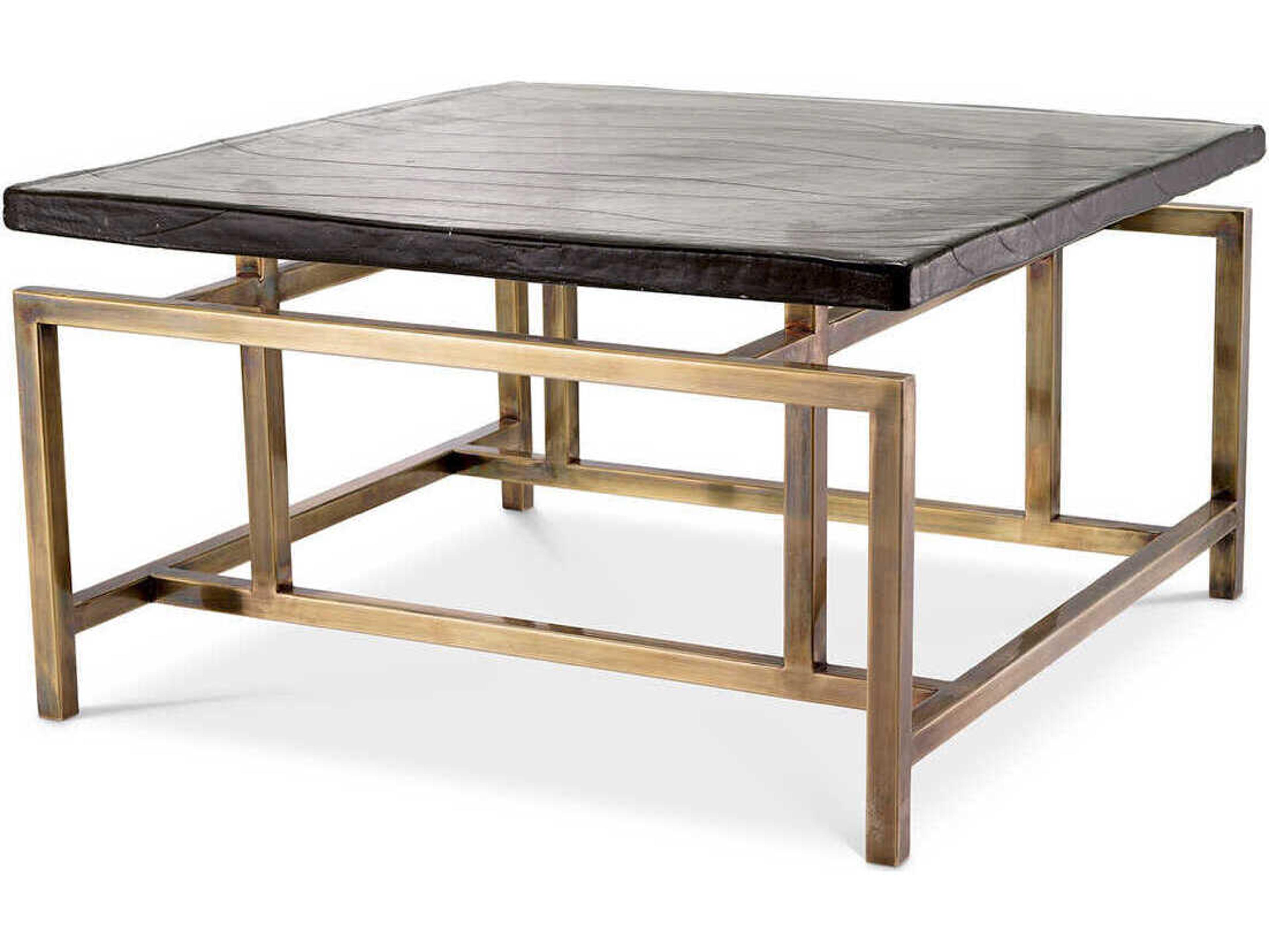 Eichholtz Schlumberg Vintage Brass Coffee Table