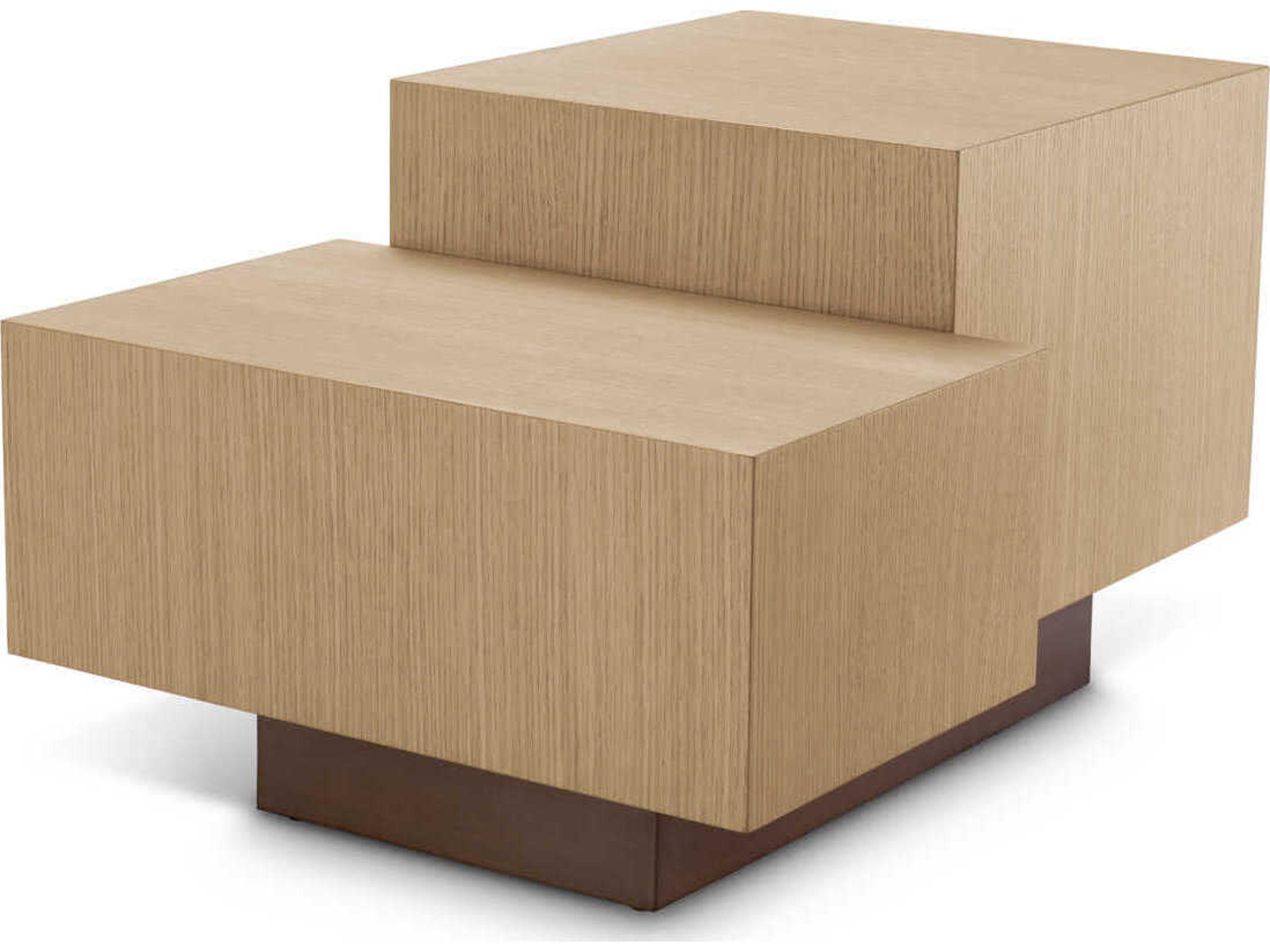 Eichholtz Nerone Natural Oak Veneer Side Table