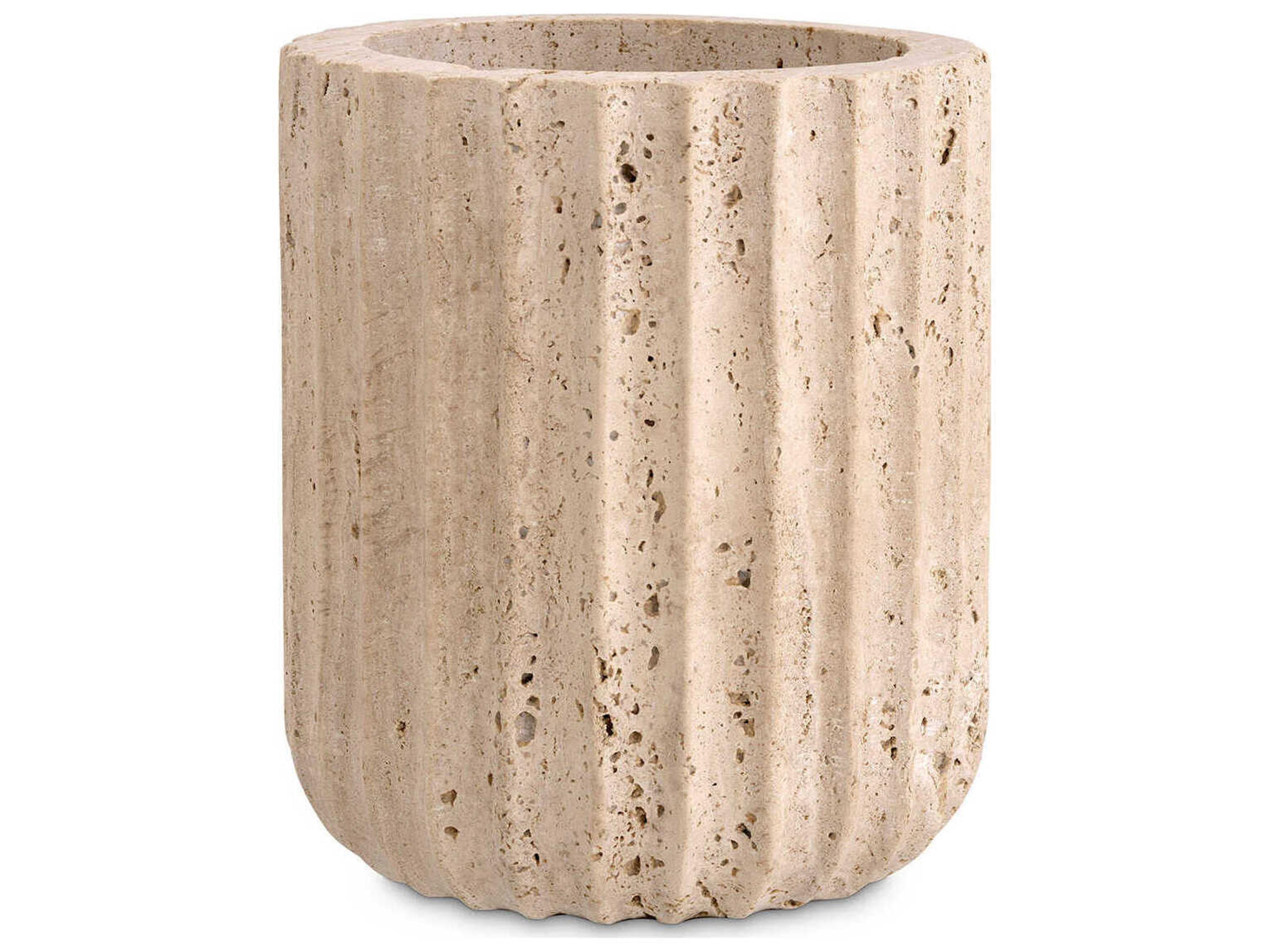 Eichholtz Nava Travertine Vase