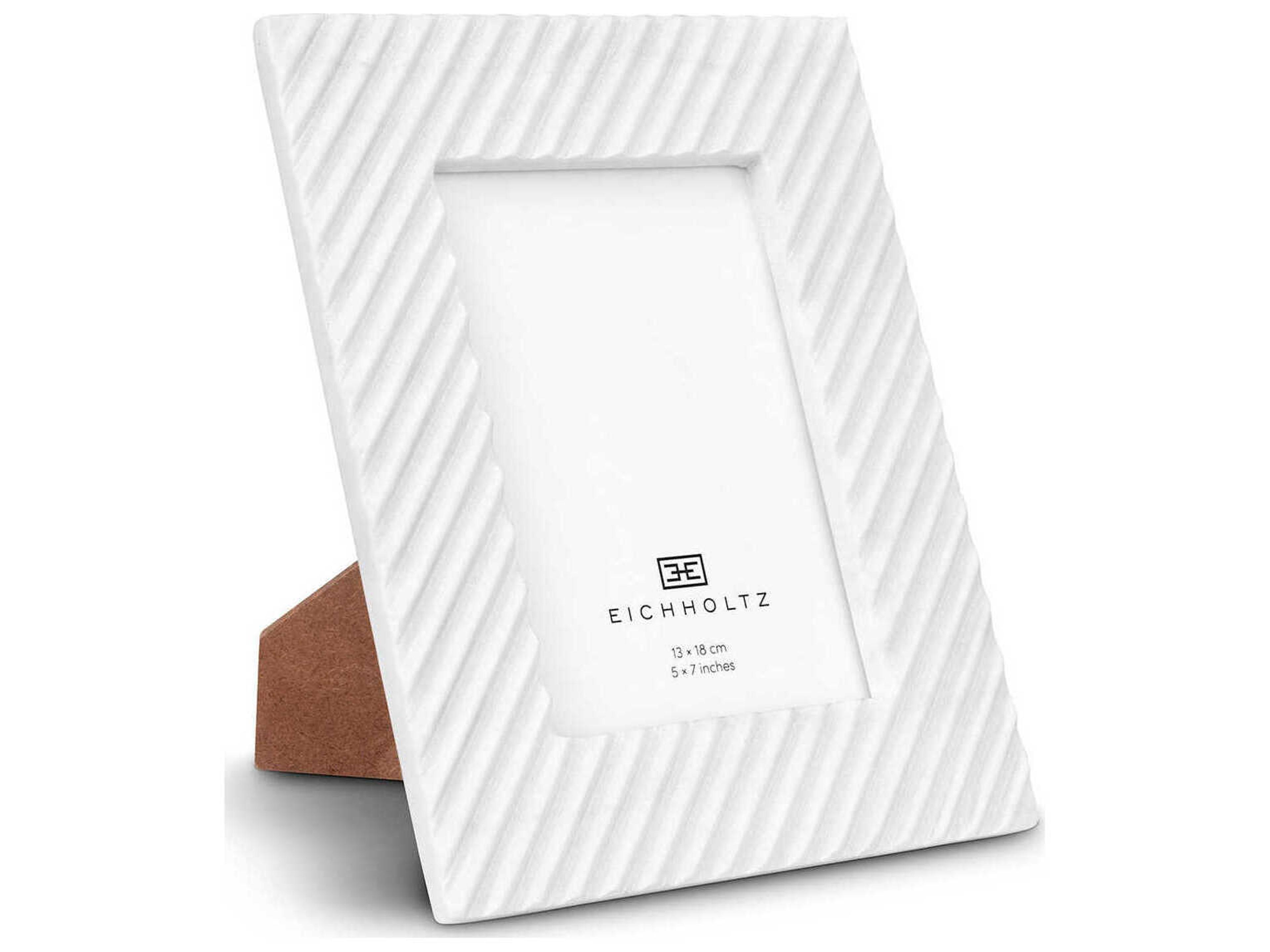 Eichholtz Casale L Frame White Marble Set of 4 Picture