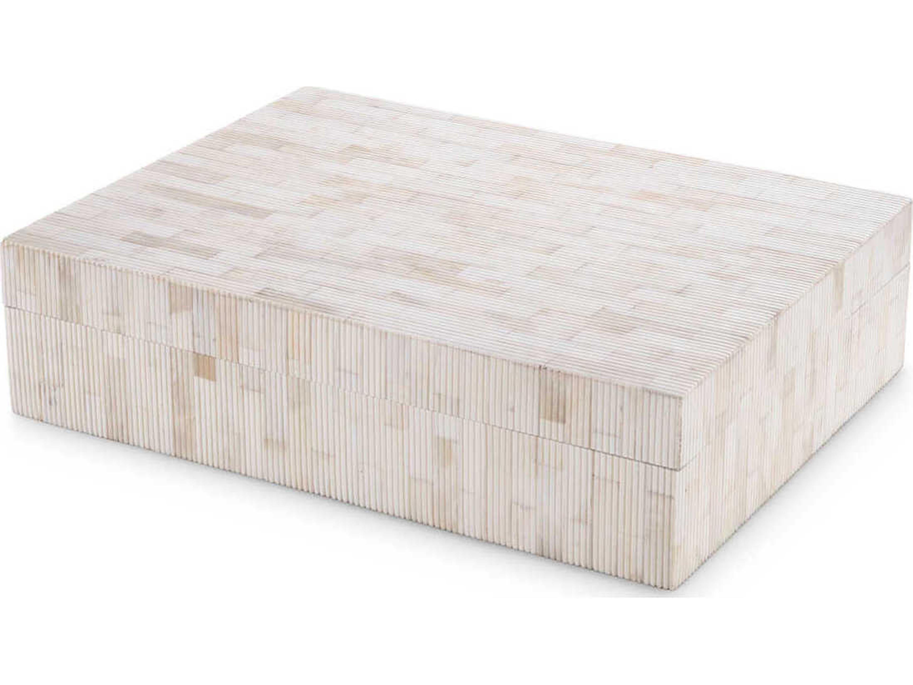 Eichholtz Scoop L Natural Bone Box