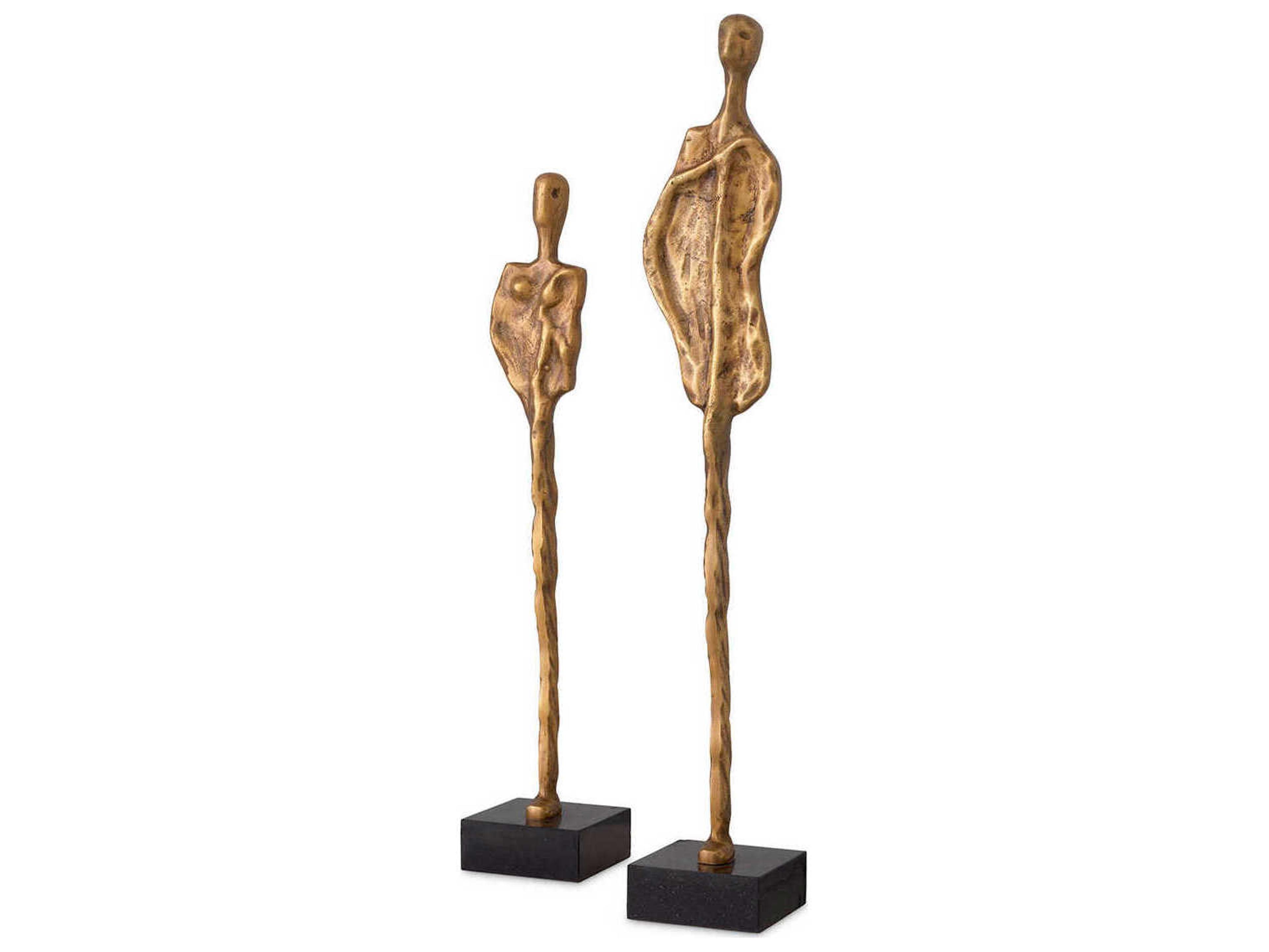 Eichholtz Vintage Brass Set of 2 Object Dual