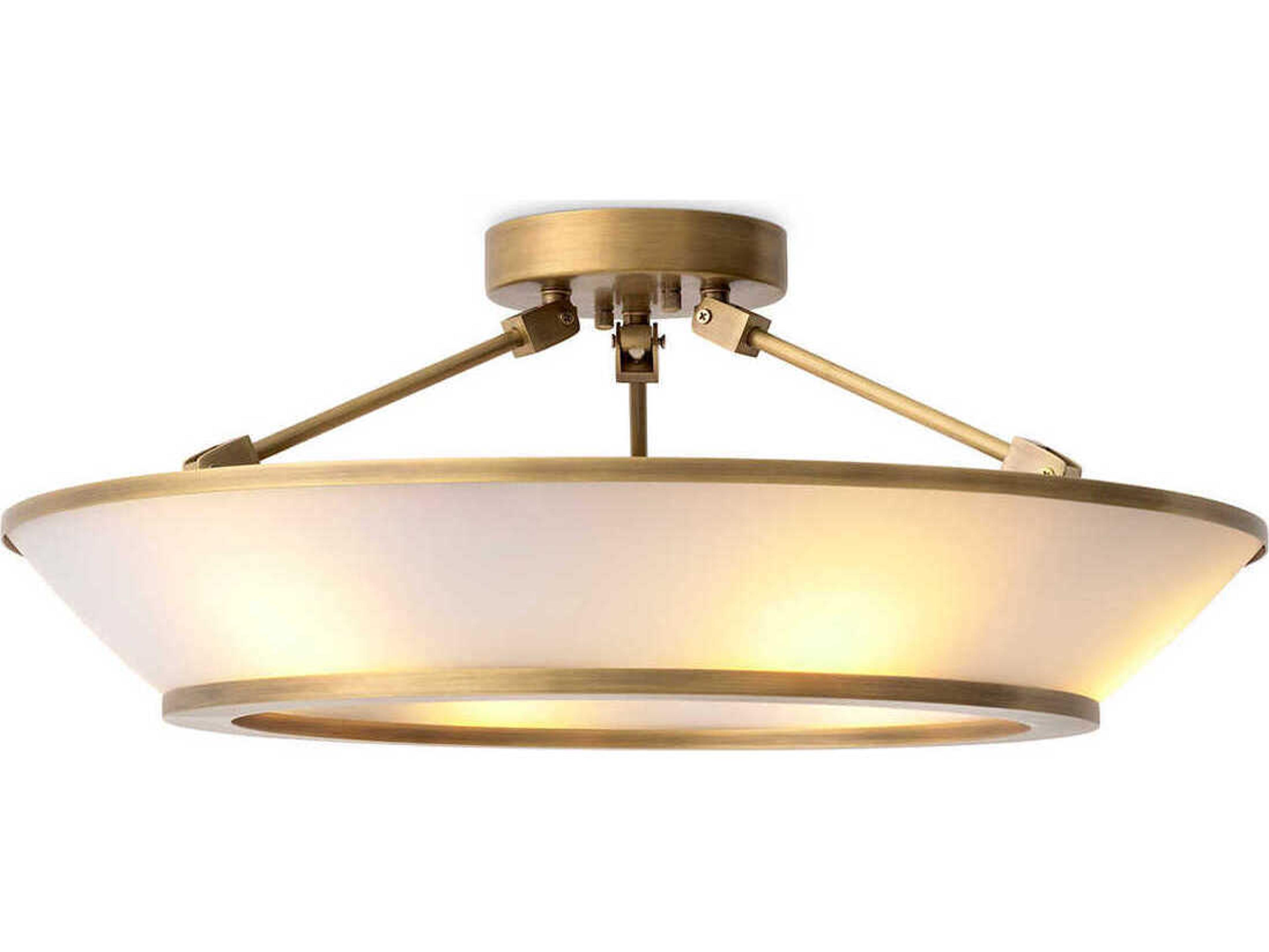 Eichholtz Ferette Antique Brass Ceiling Lamp