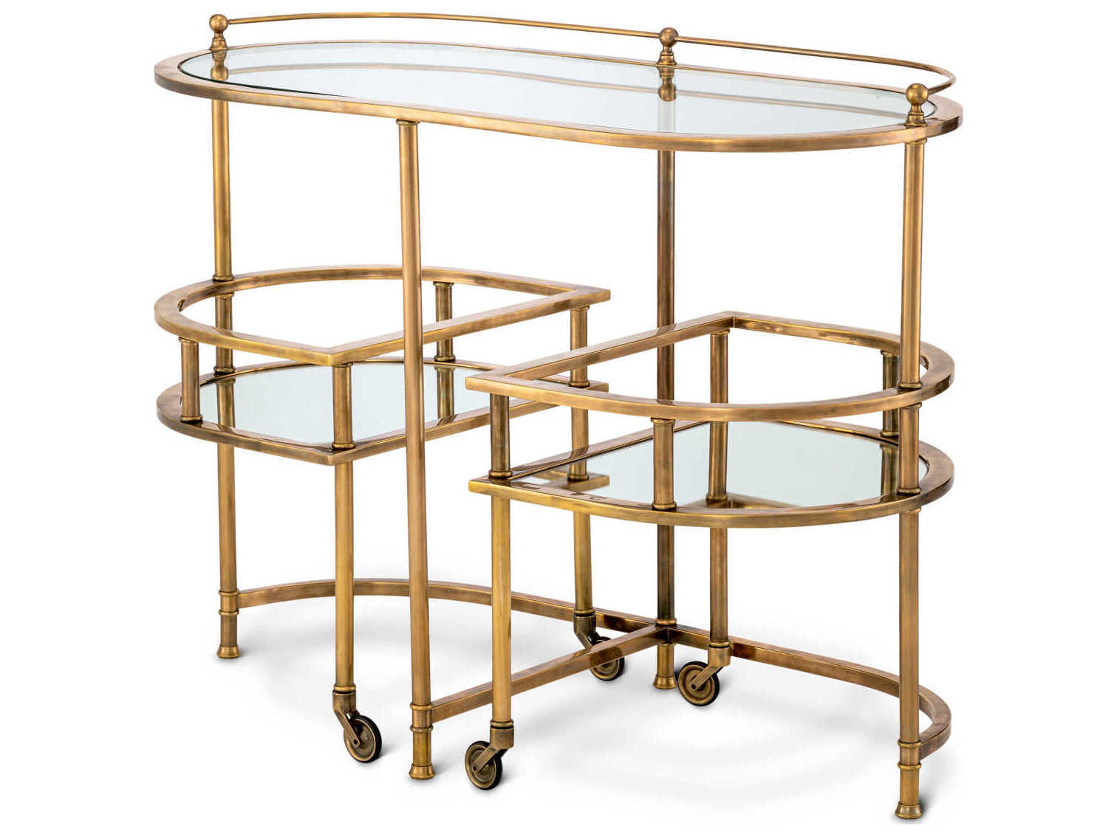 Eichholtz Lavalle Vintage Brass Trolley