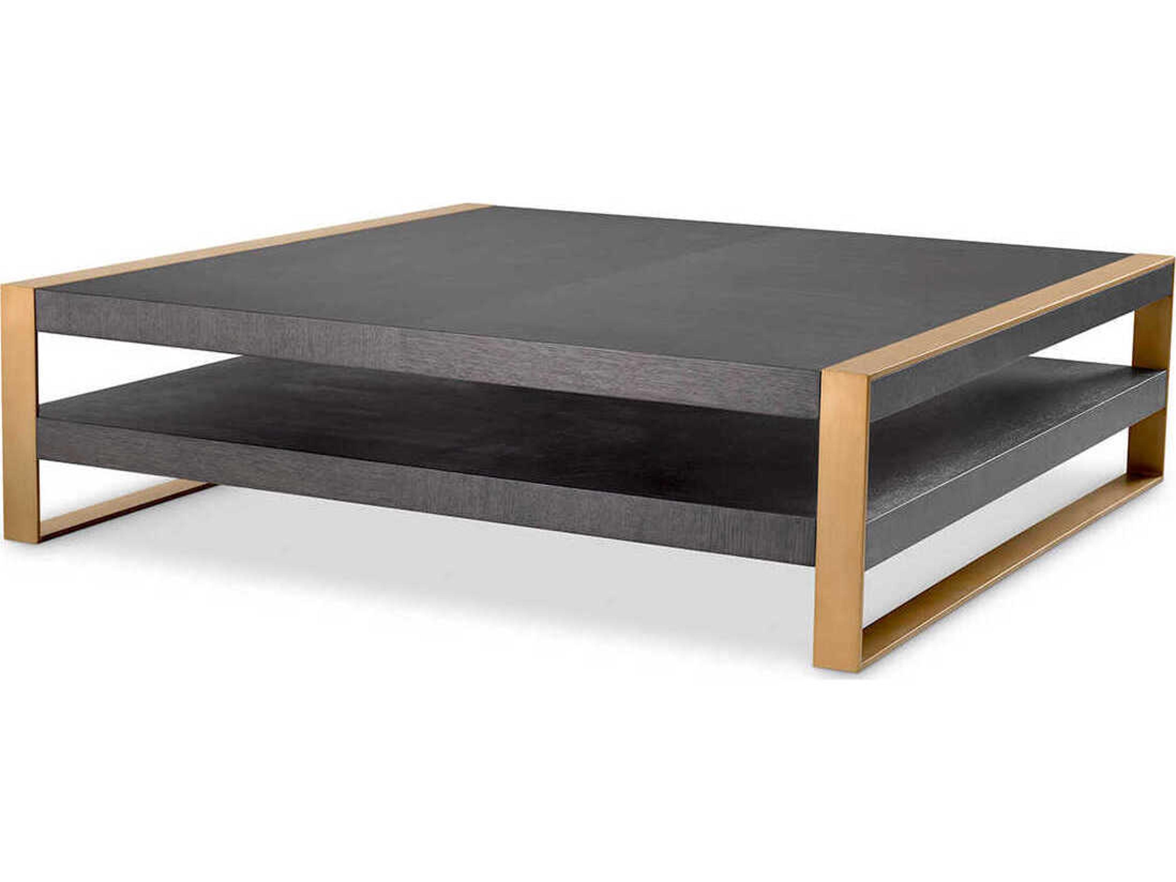 Eichholtz Guinness Mocha Straight Oak Veneer Coffee Table