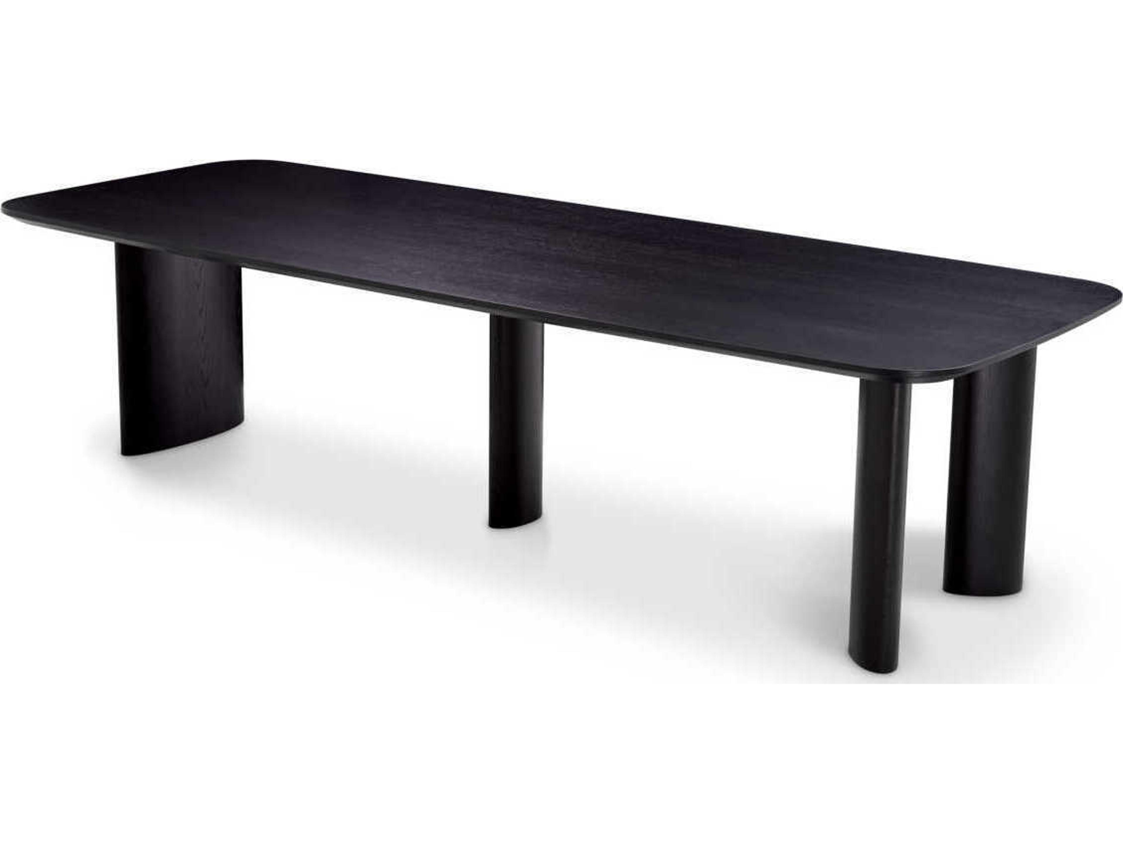 Eichholtz Harmonie L Black Veneer Dining Table