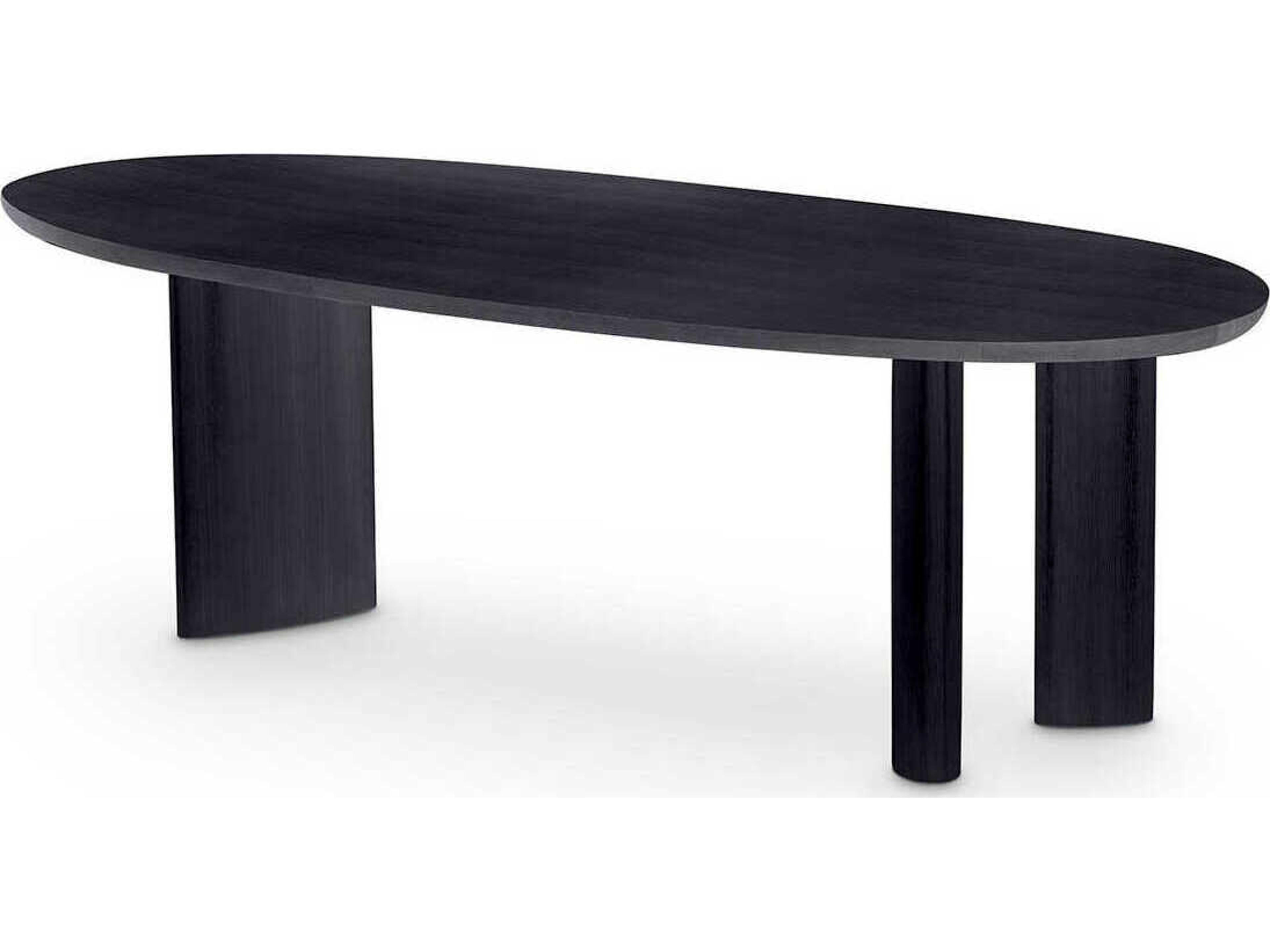 Eichholtz Lindner Black Veneer Dining Table