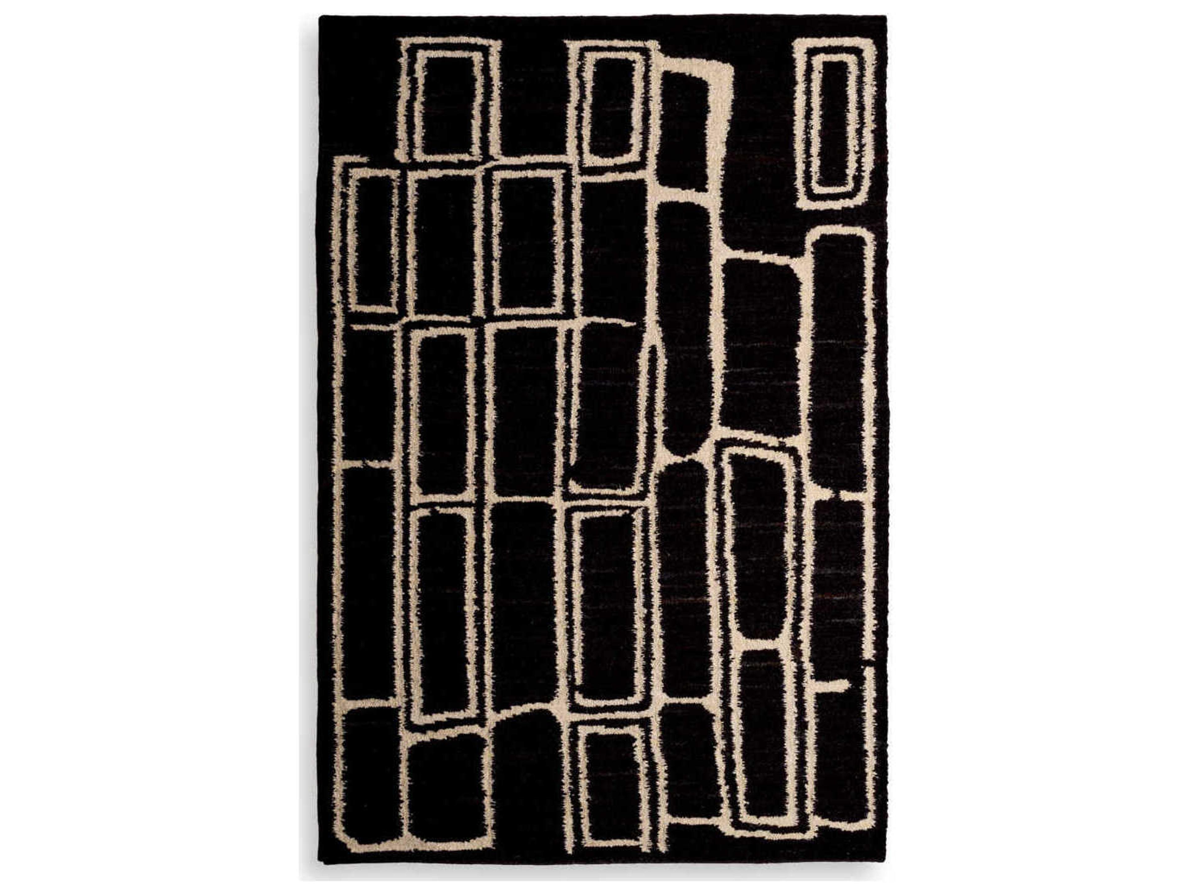 Eichholtz Vava Black Ivory Rug