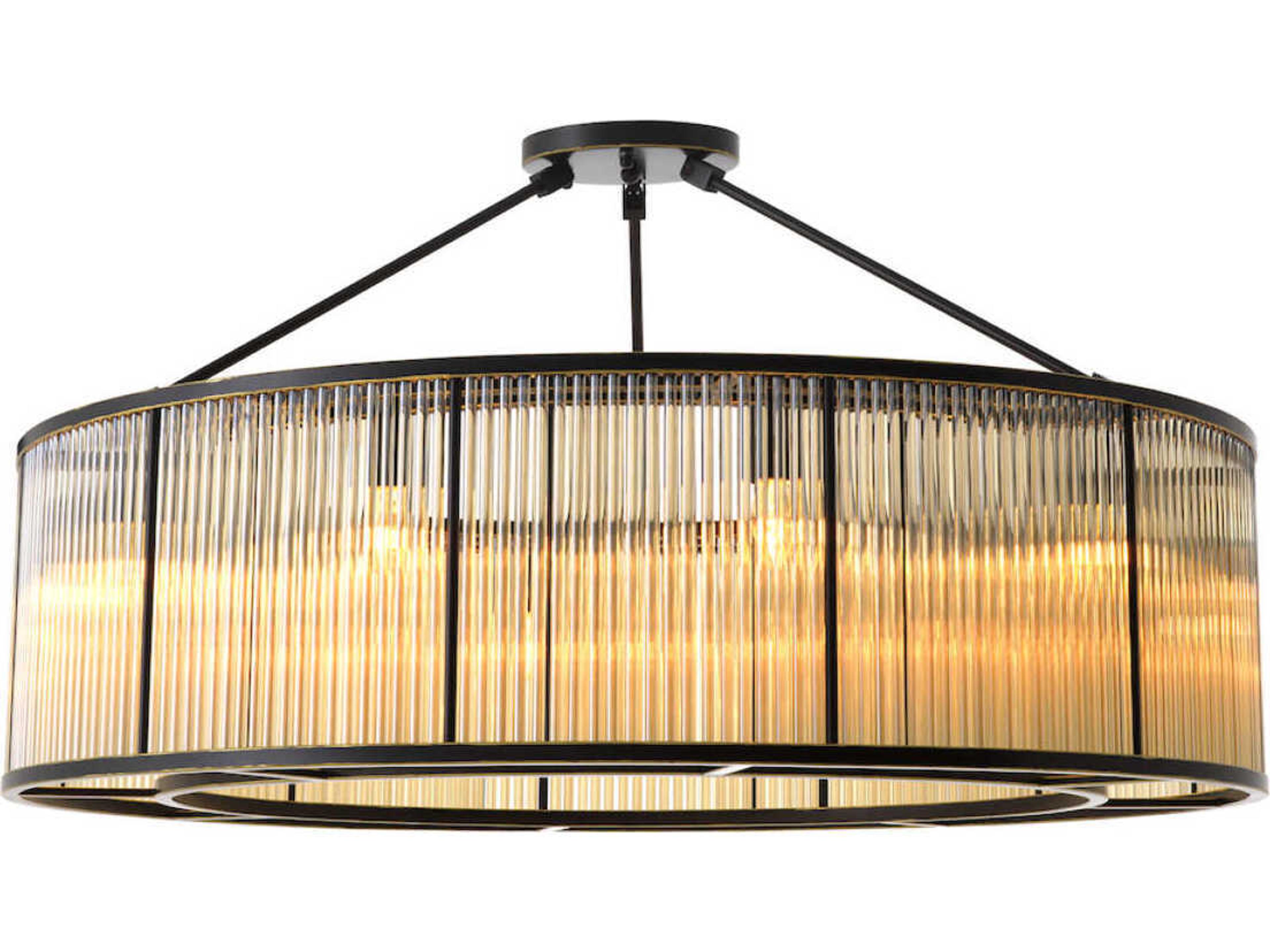 Eichholtz Bernardi Xl Bronze Ceiling Lamp
