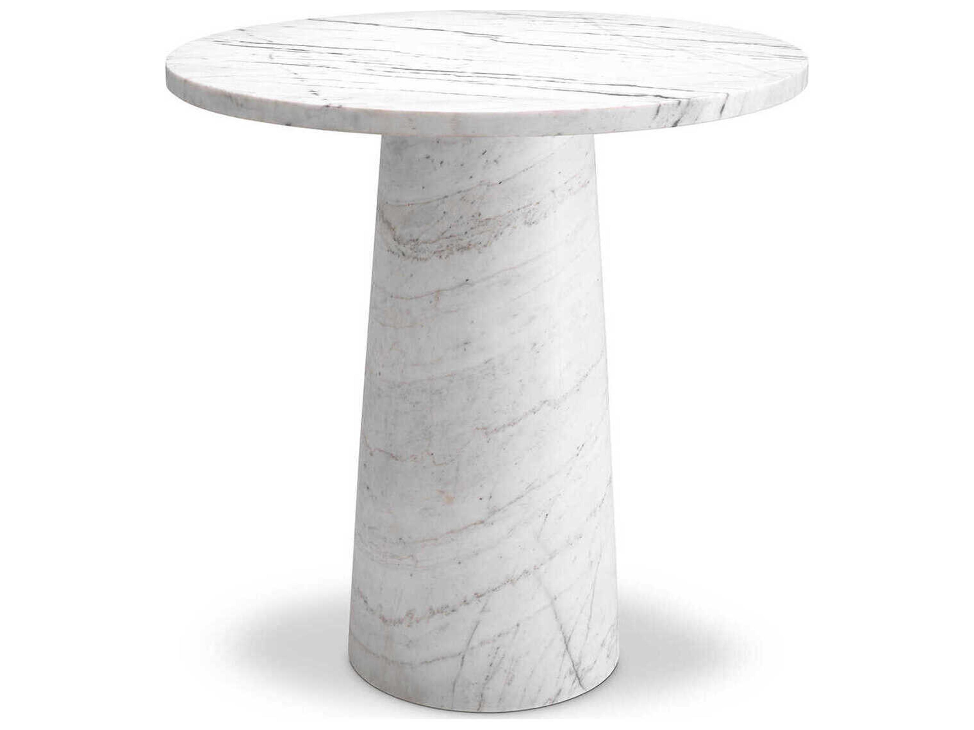 Eichholtz Terry White Marble Side Table
