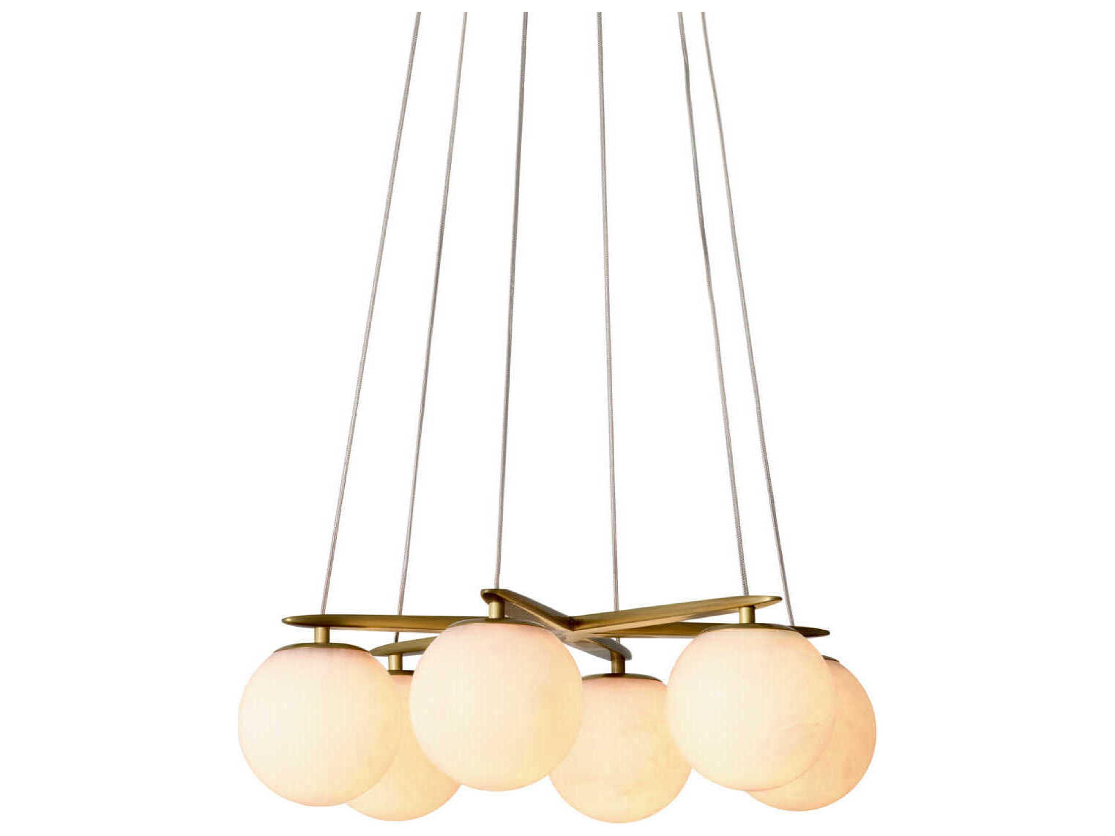 Eichholtz Morro Antique Brass Chandelier