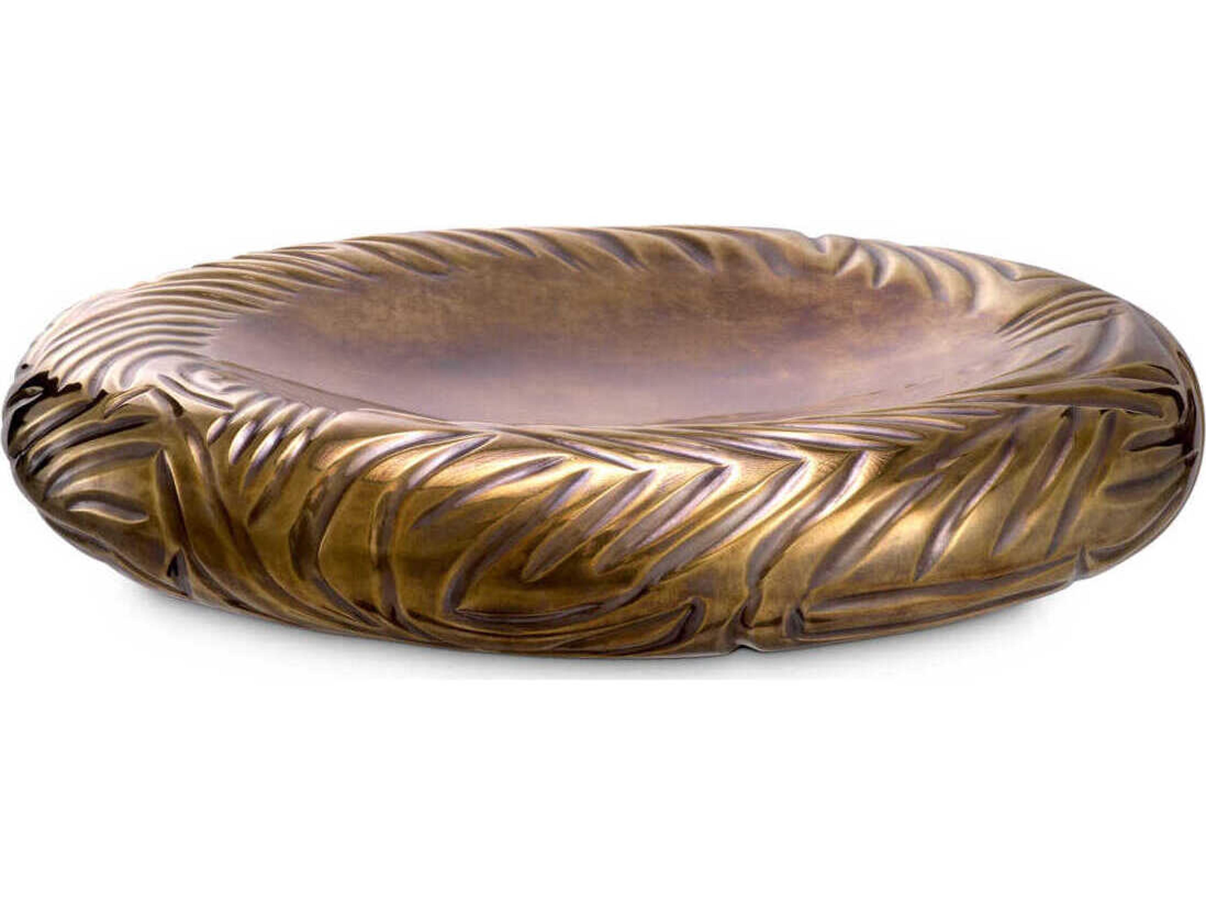 Eichholtz Sandrini Vintage Brass Bowl