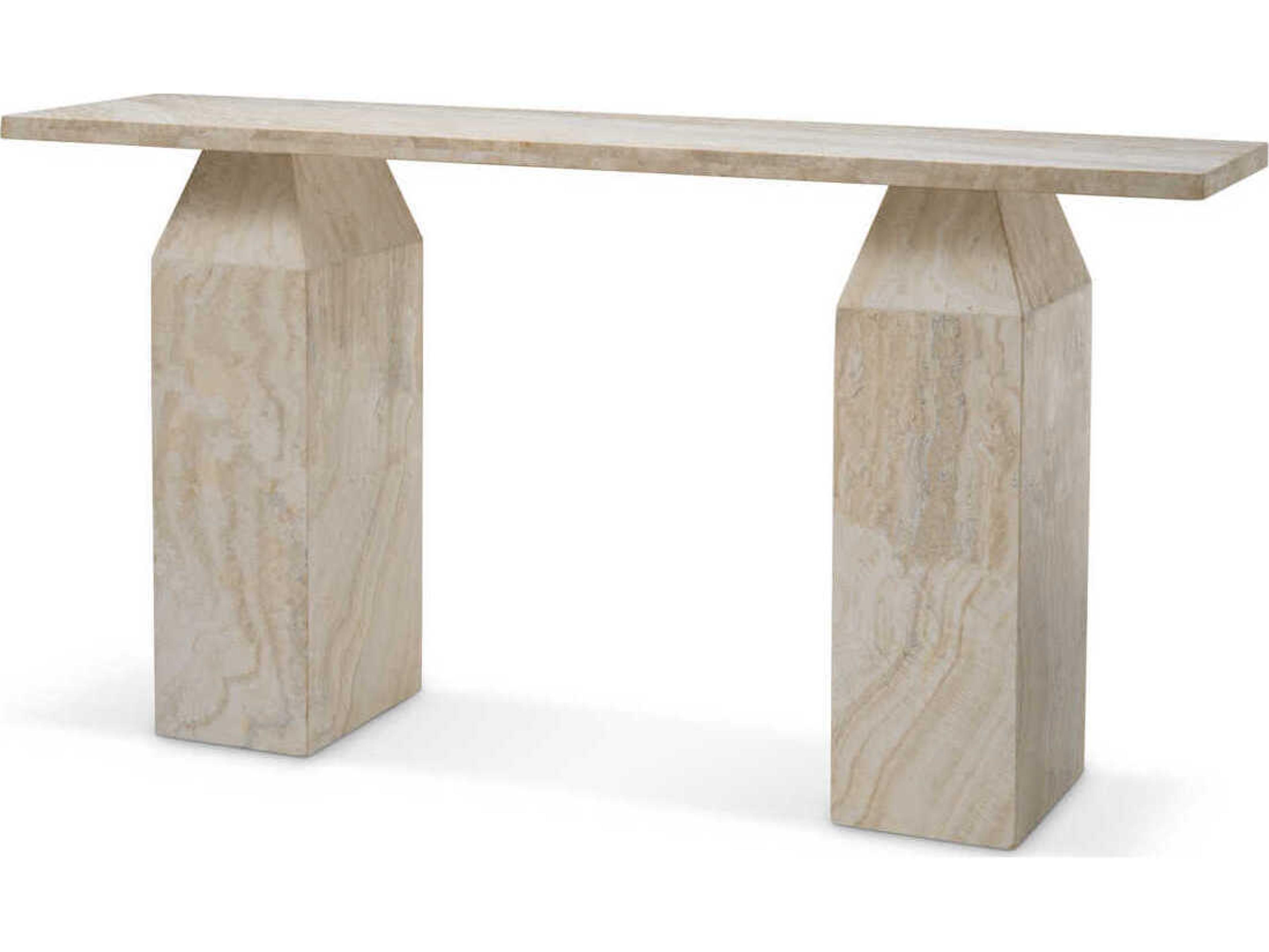 Eichholtz Tarragona Travertine Console Table
