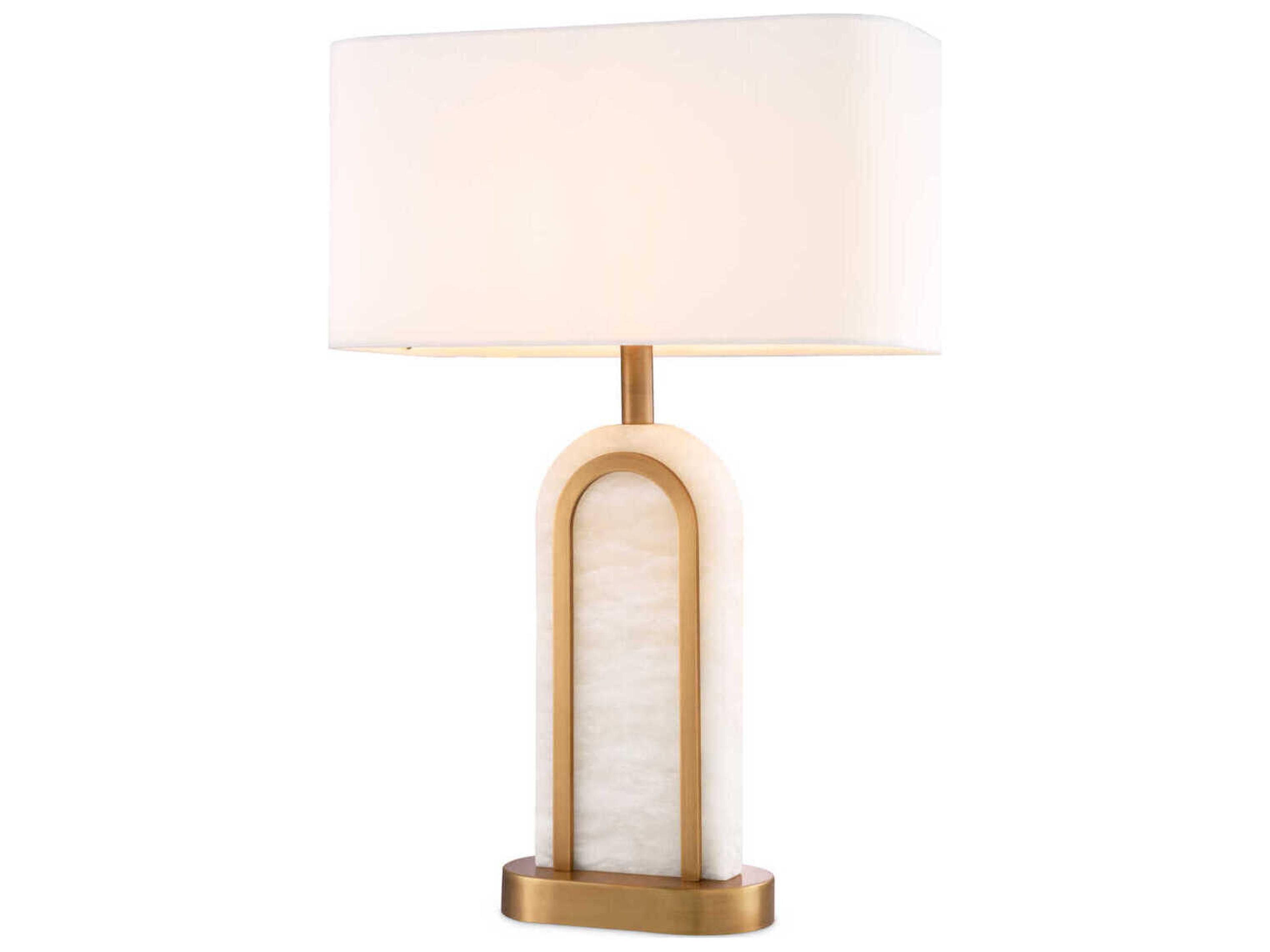 Eichholtz Palladio Alabaster Incl Shade Table Lamp