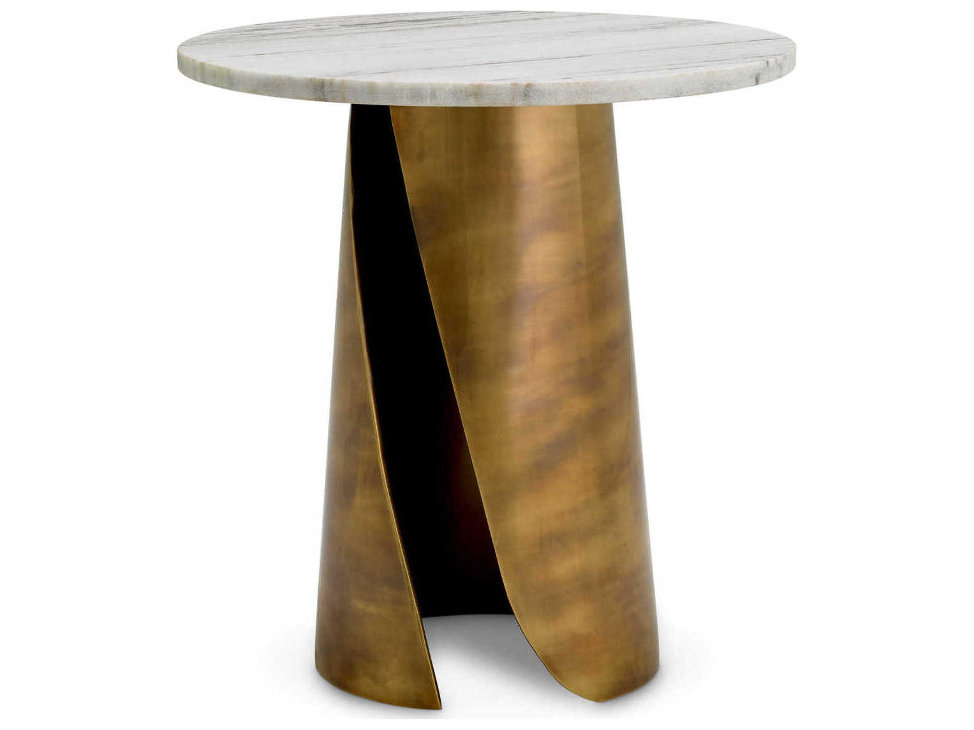 Eichholtz Nuova Vintage Brass Side Table
