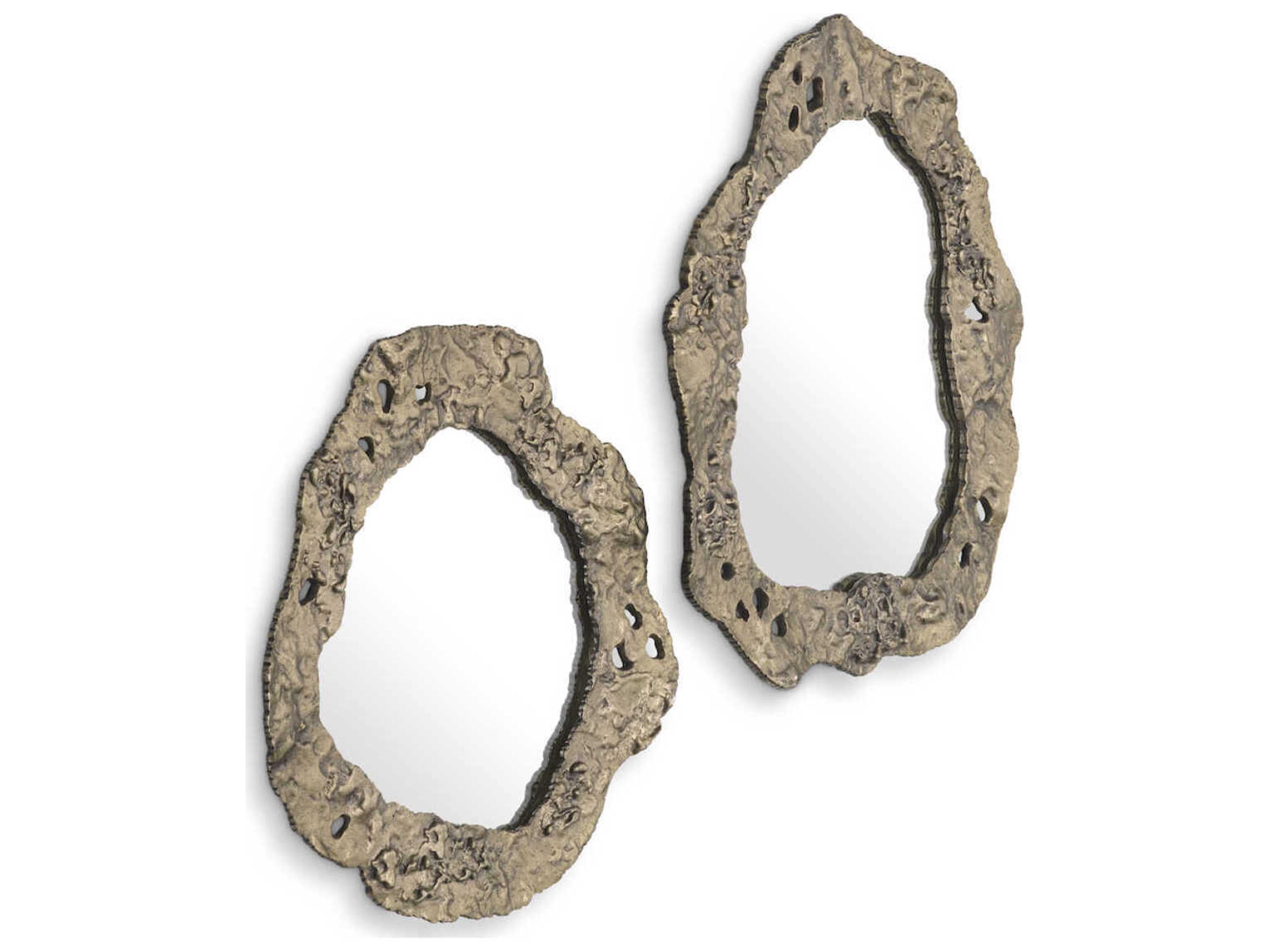 Eichholtz Foggia Antique Brass Set of 2 Mirror