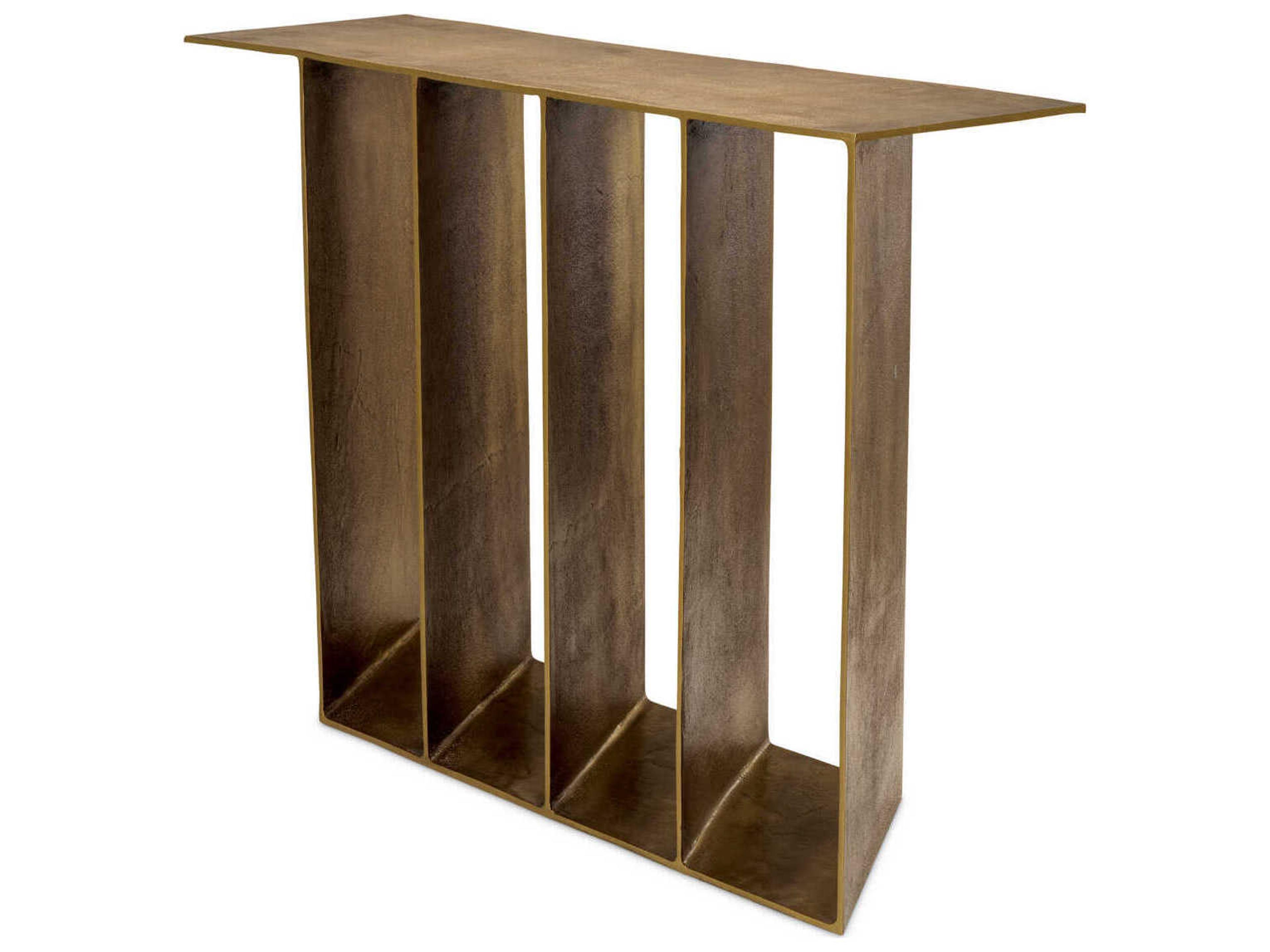 Eichholtz San Vito Vintage Brass Console Table