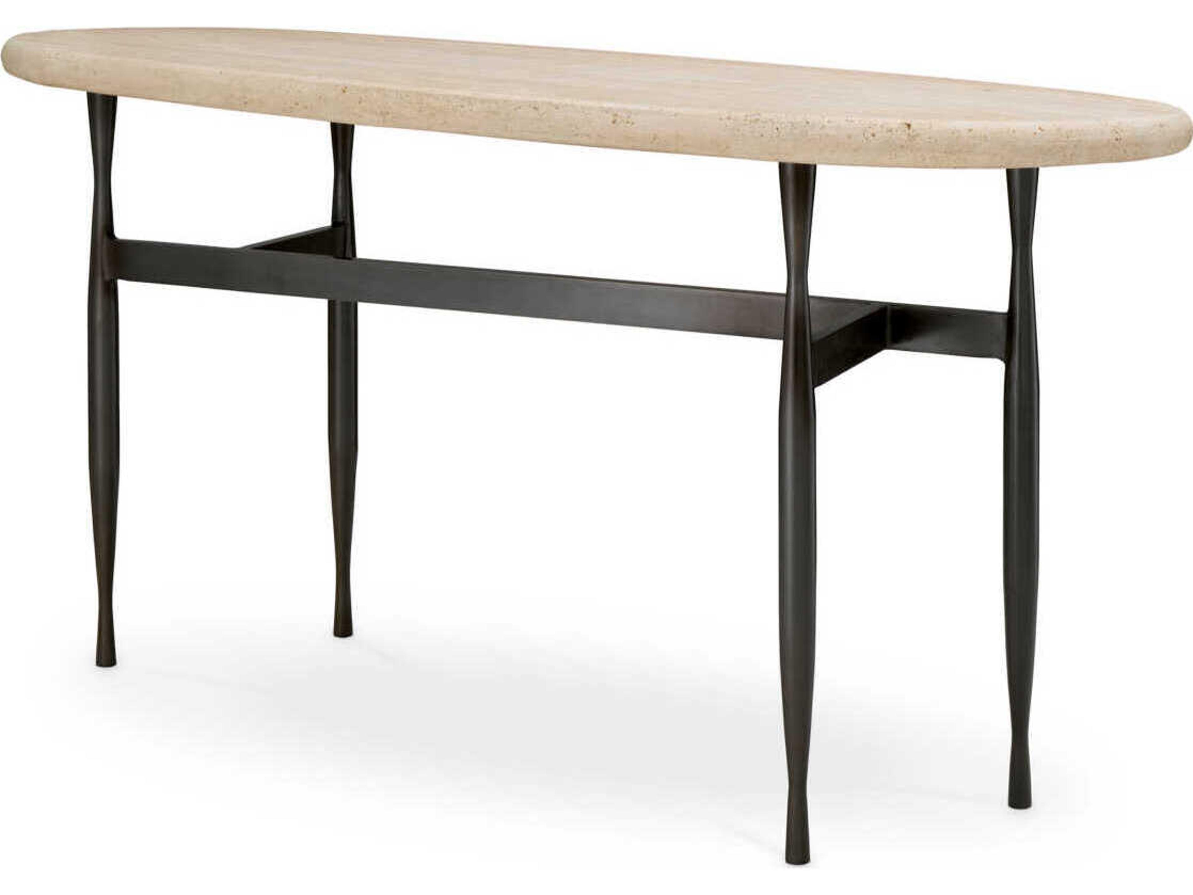 Eichholtz Palermo Travertine Console Table