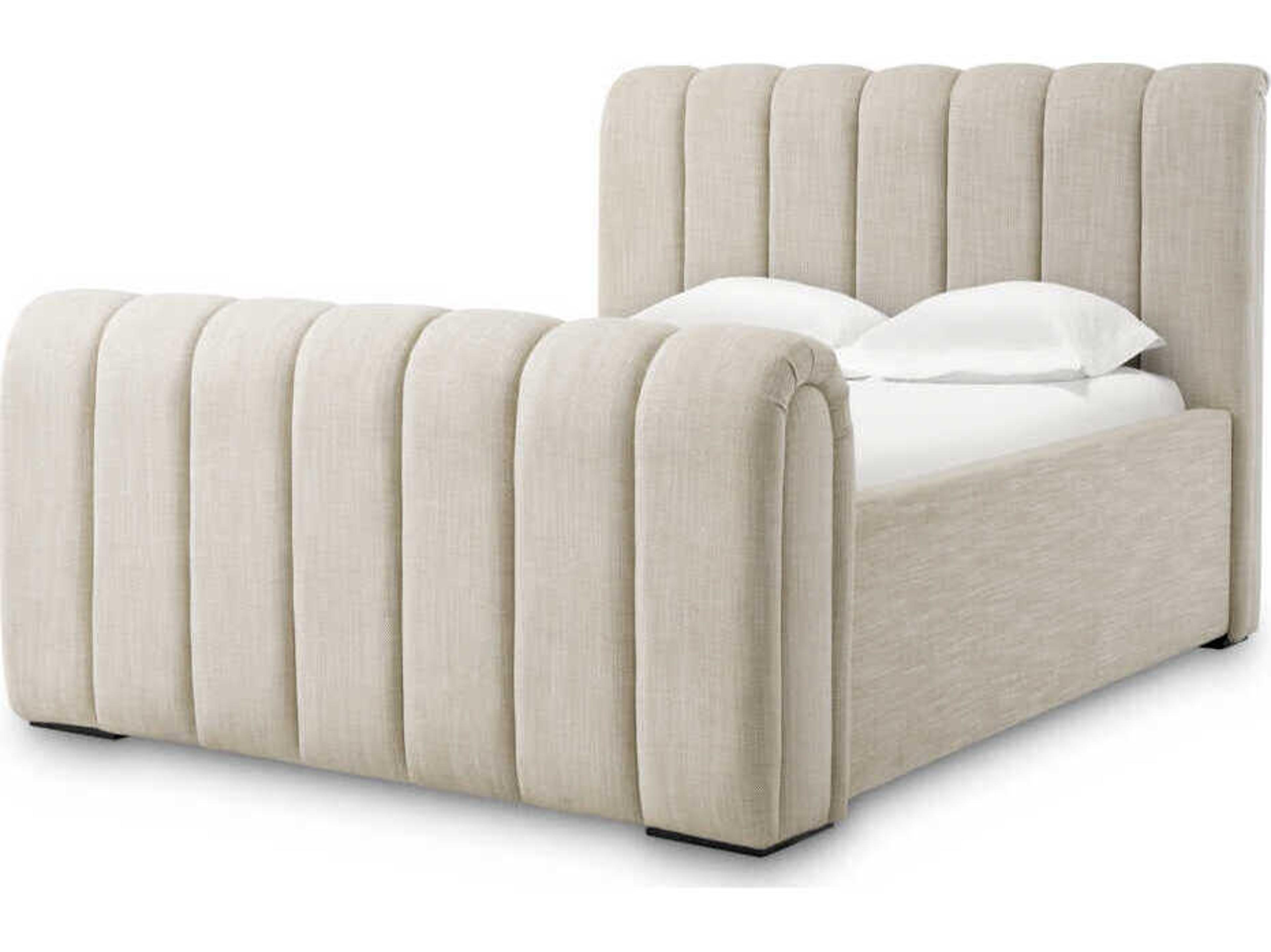 Eichholtz Kayden Queen Size Albury Beige Bed Frame
