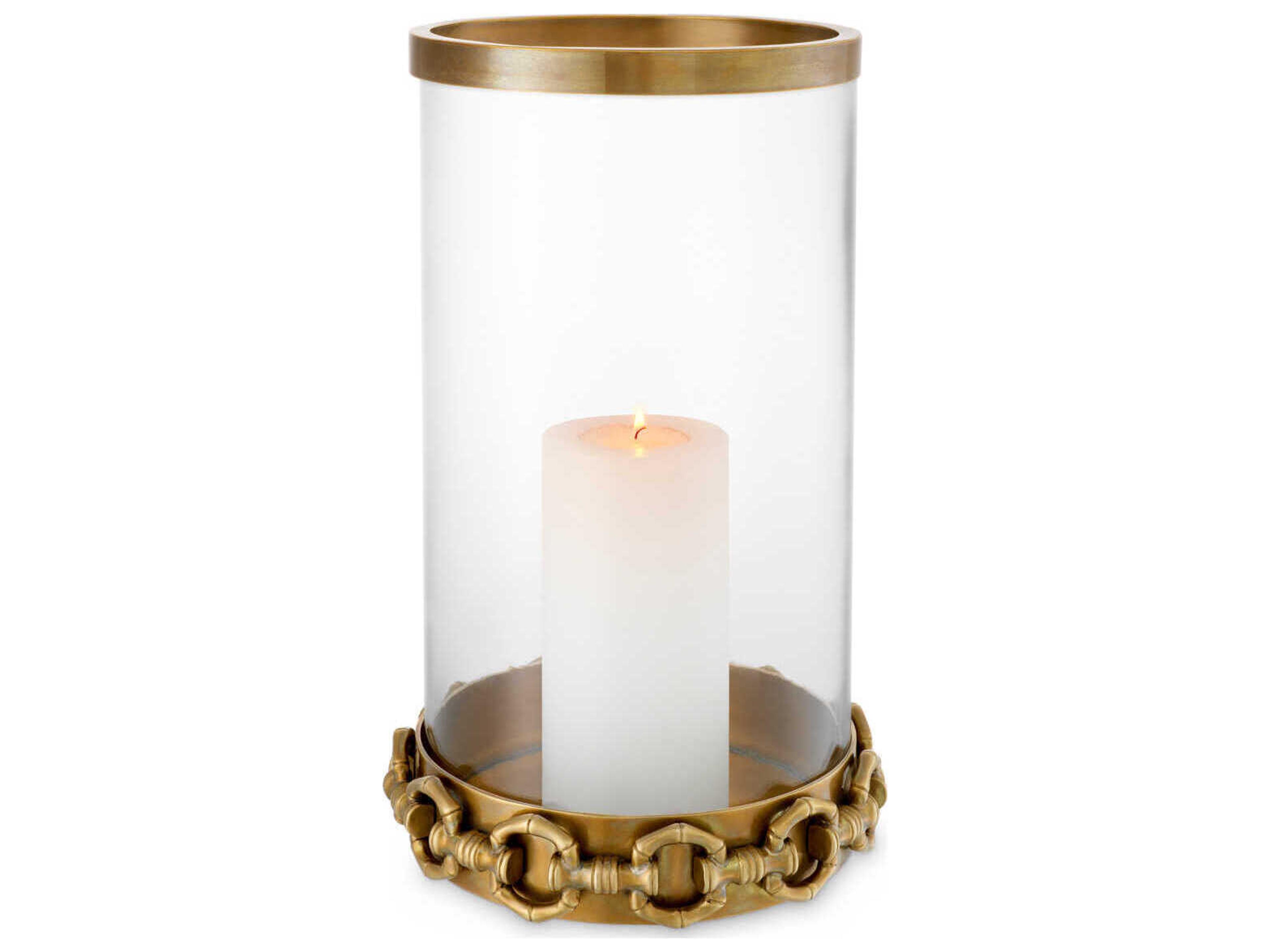 Eichholtz Clementine L Vintage Brass Hurricane