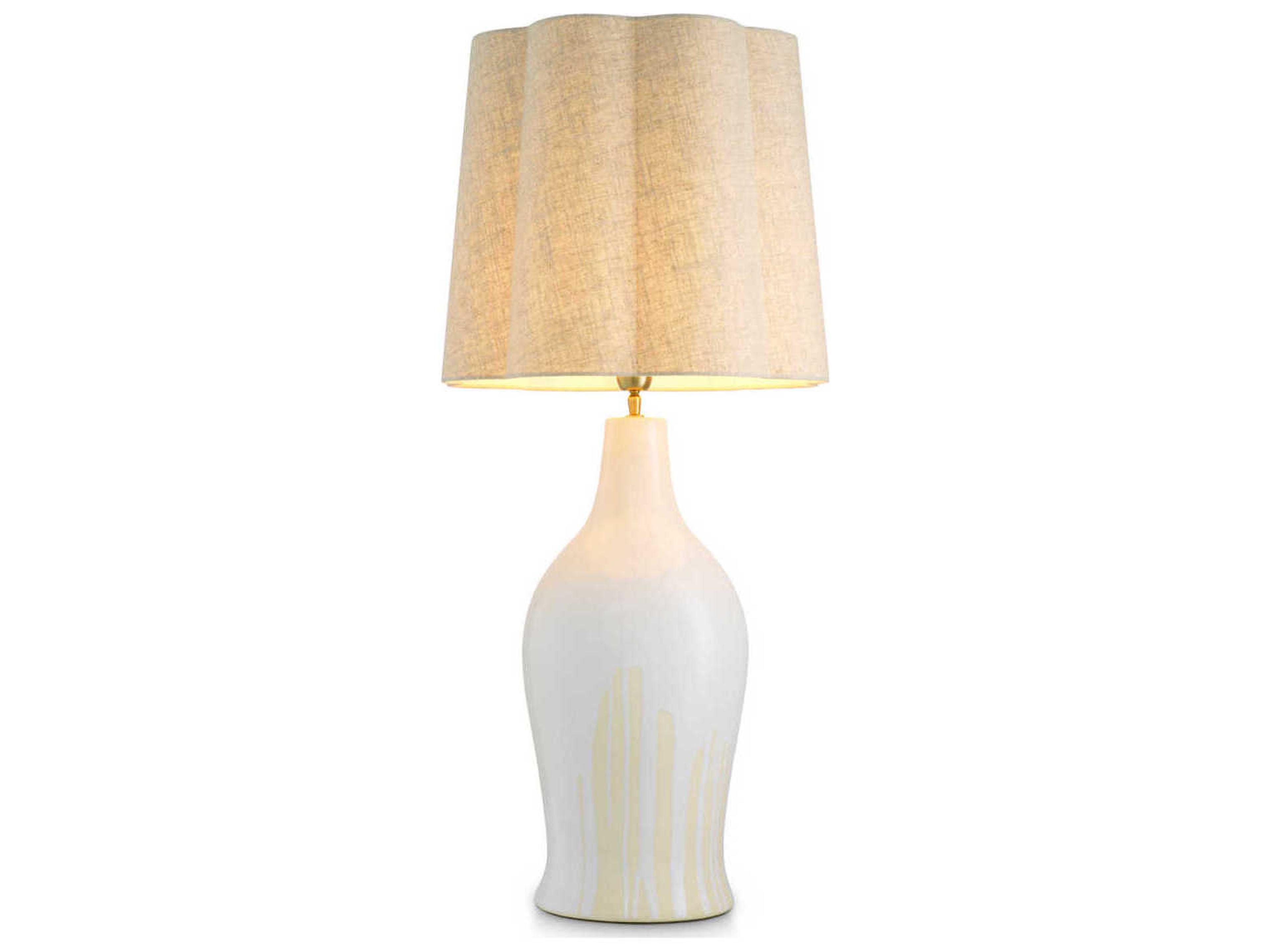 Eichholtz Beatriz White Incl Shade Table Lamp