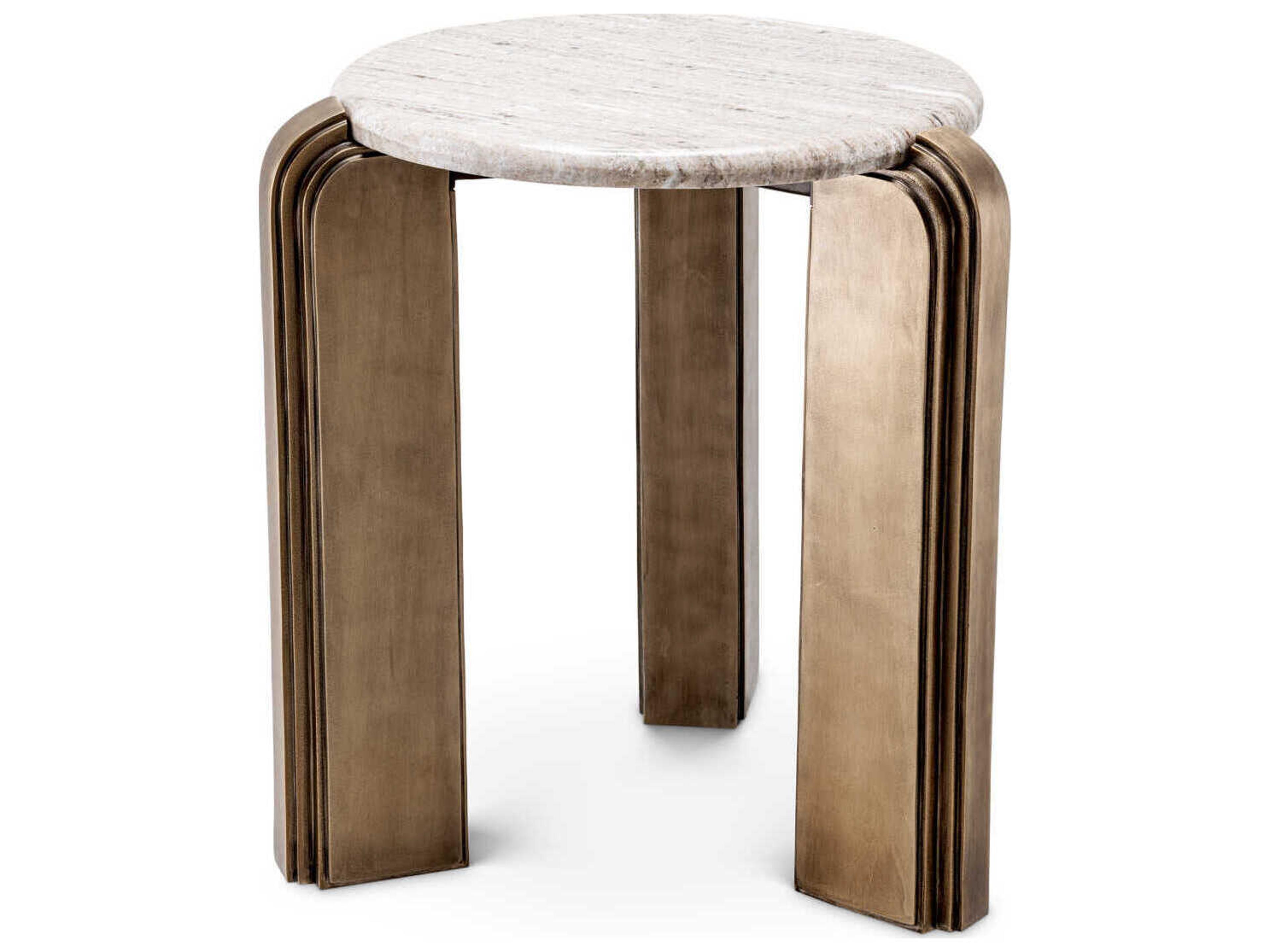 Eichholtz Albion Antique Brass Side Table