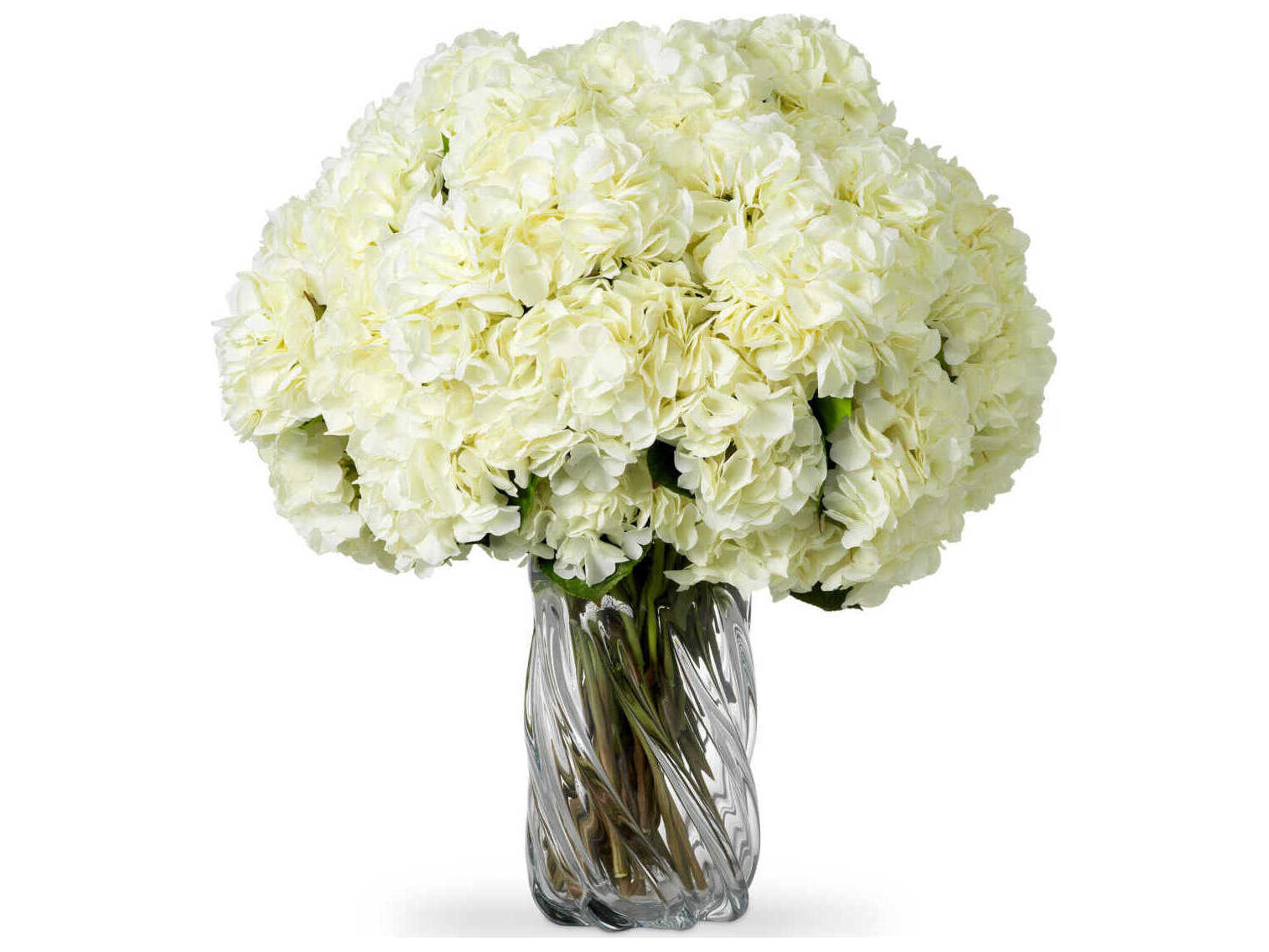 Eichholtz Hydrangeas Of White Tones Real Touch Pcs/2 Varieties Bouquet
