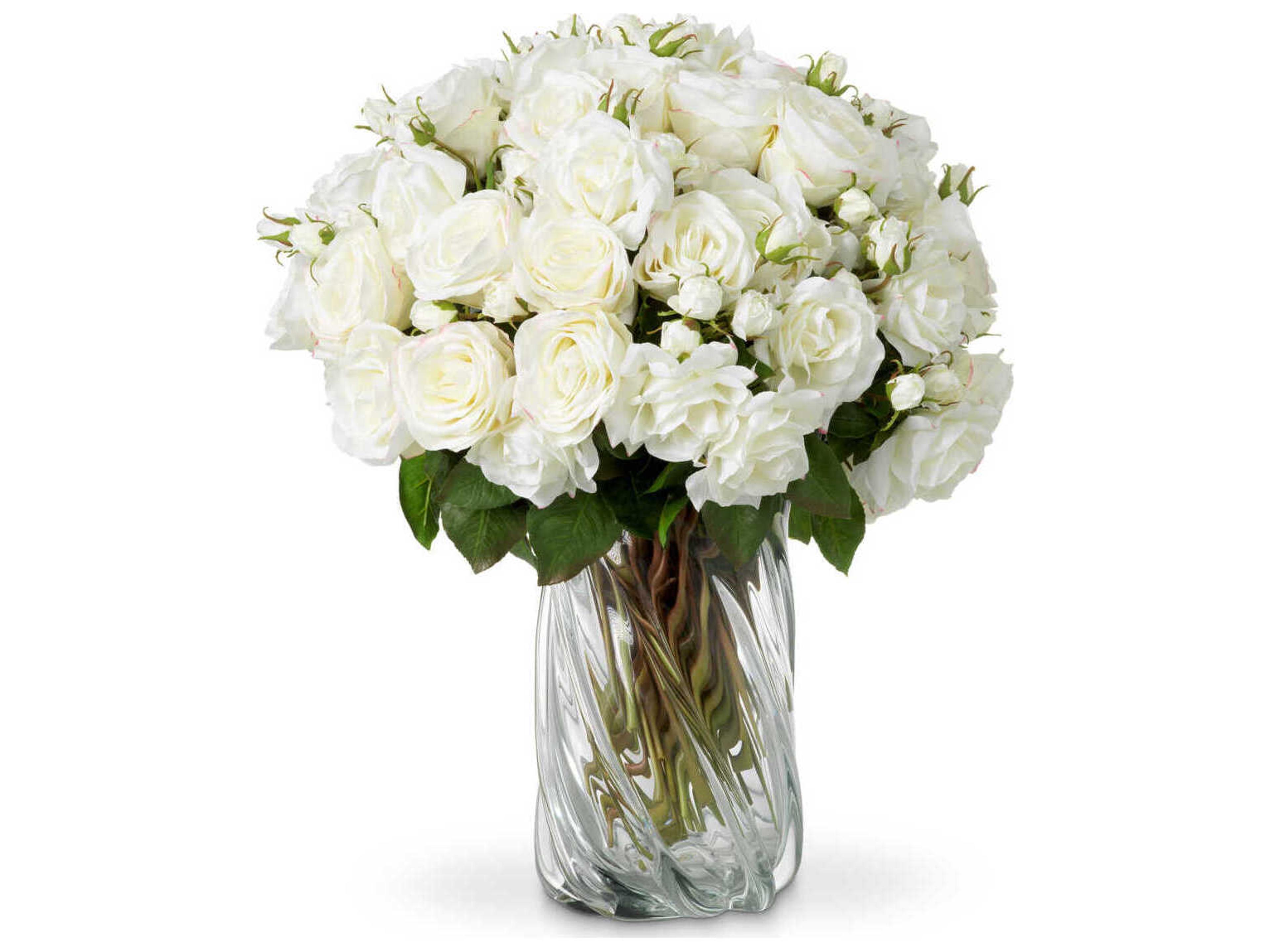Eichholtz Roses Of Two Tone White Real Touch Pcs/2 Varieties Bouquet