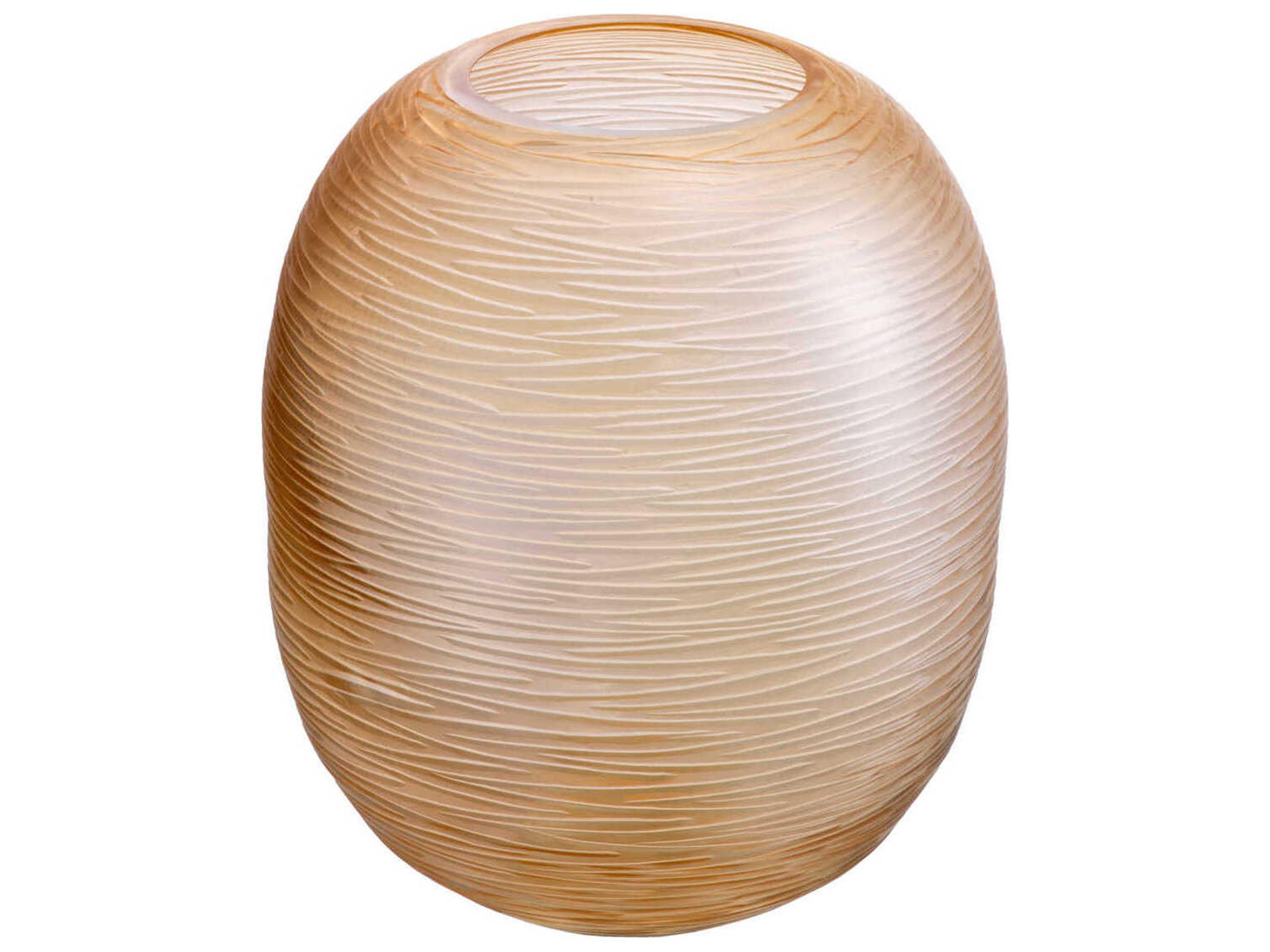 Eichholtz Alessio L Peach Glass Vase