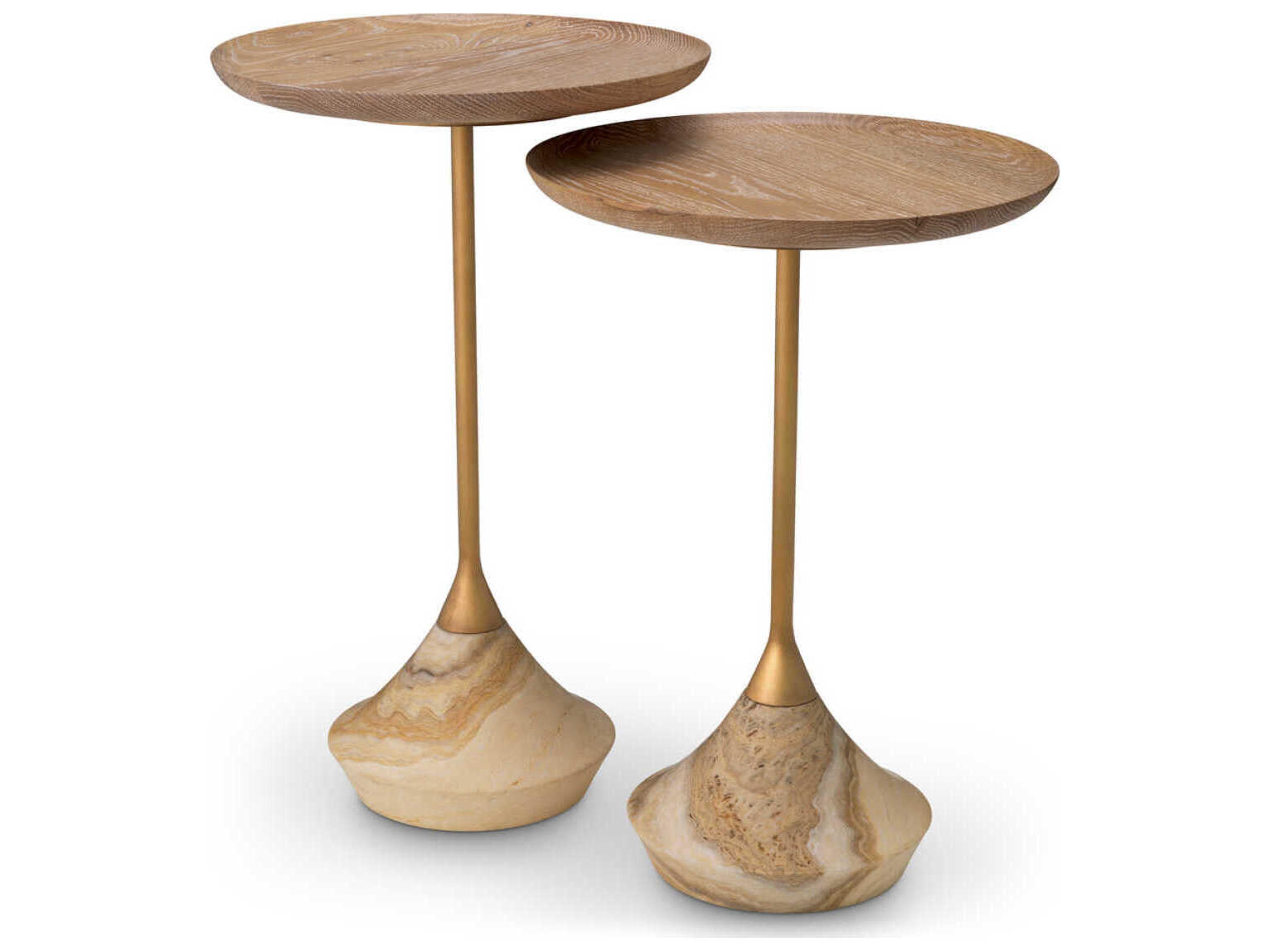 Eichholtz Puglia Onyx Set of 2 Side Table